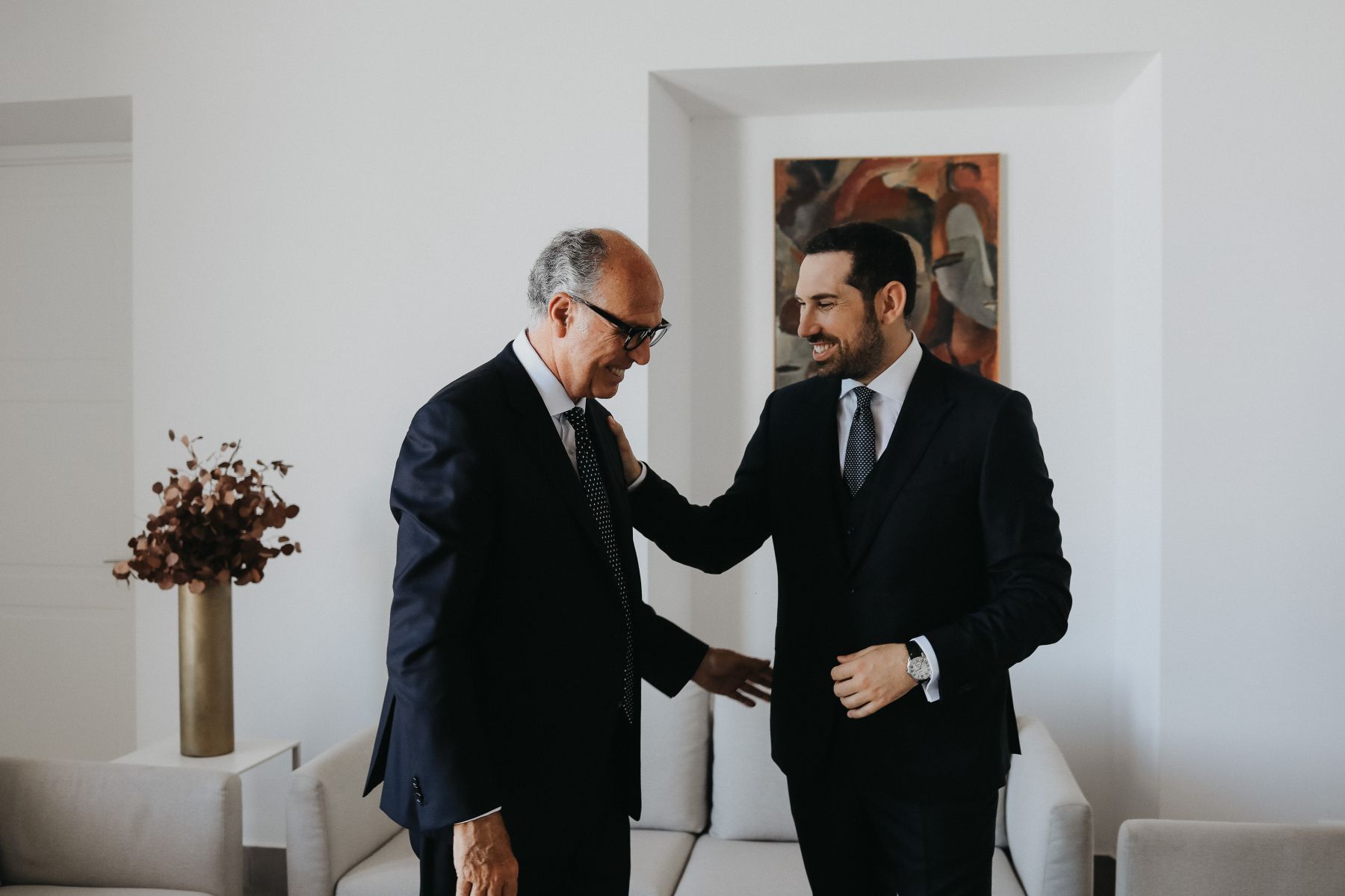 Waves of Love: Eleonora and Lorenzo's Magical Wedding at Castello Tafuri photo