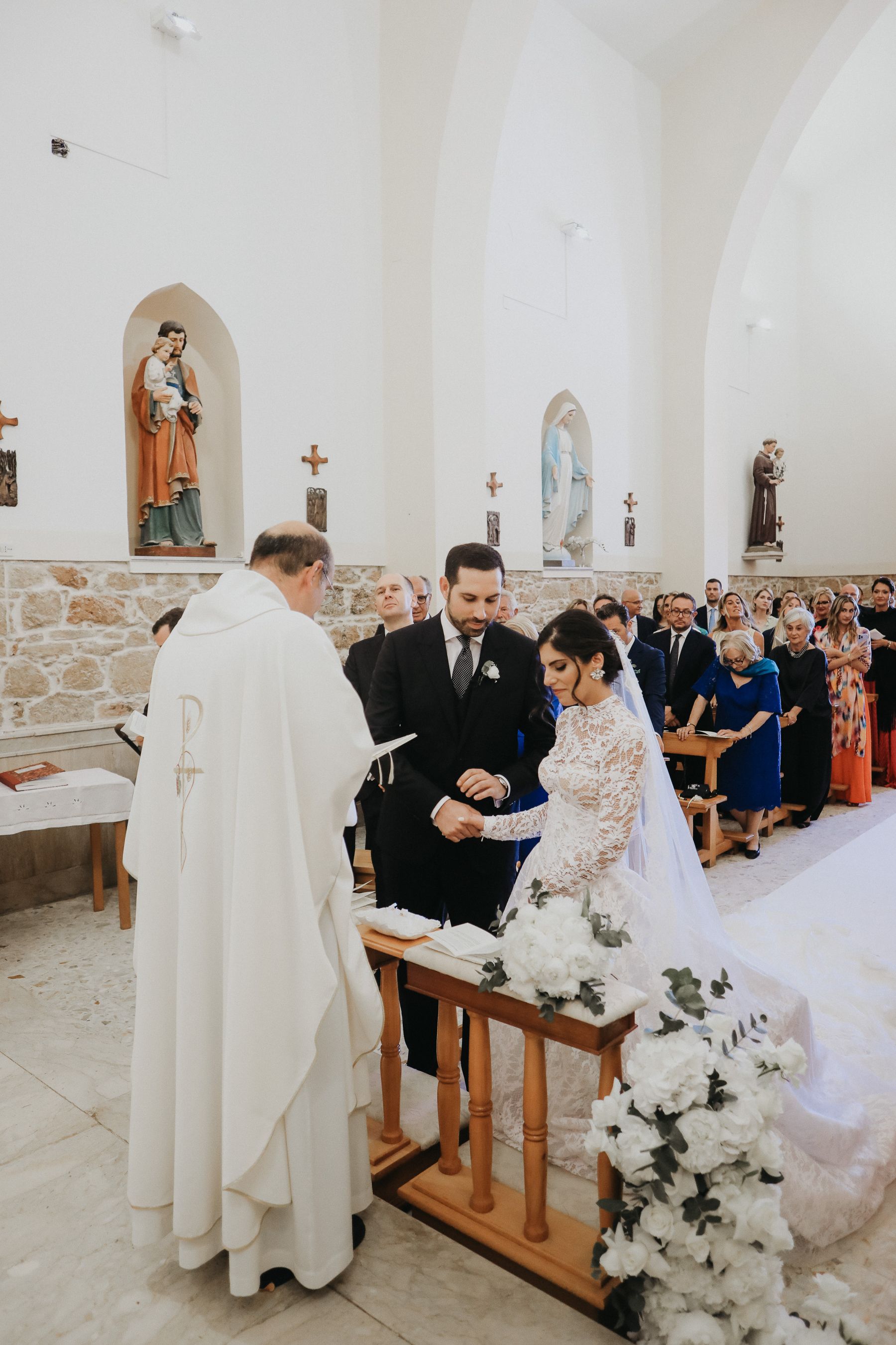 Waves of Love: Eleonora and Lorenzo's Magical Wedding at Castello Tafuri photo