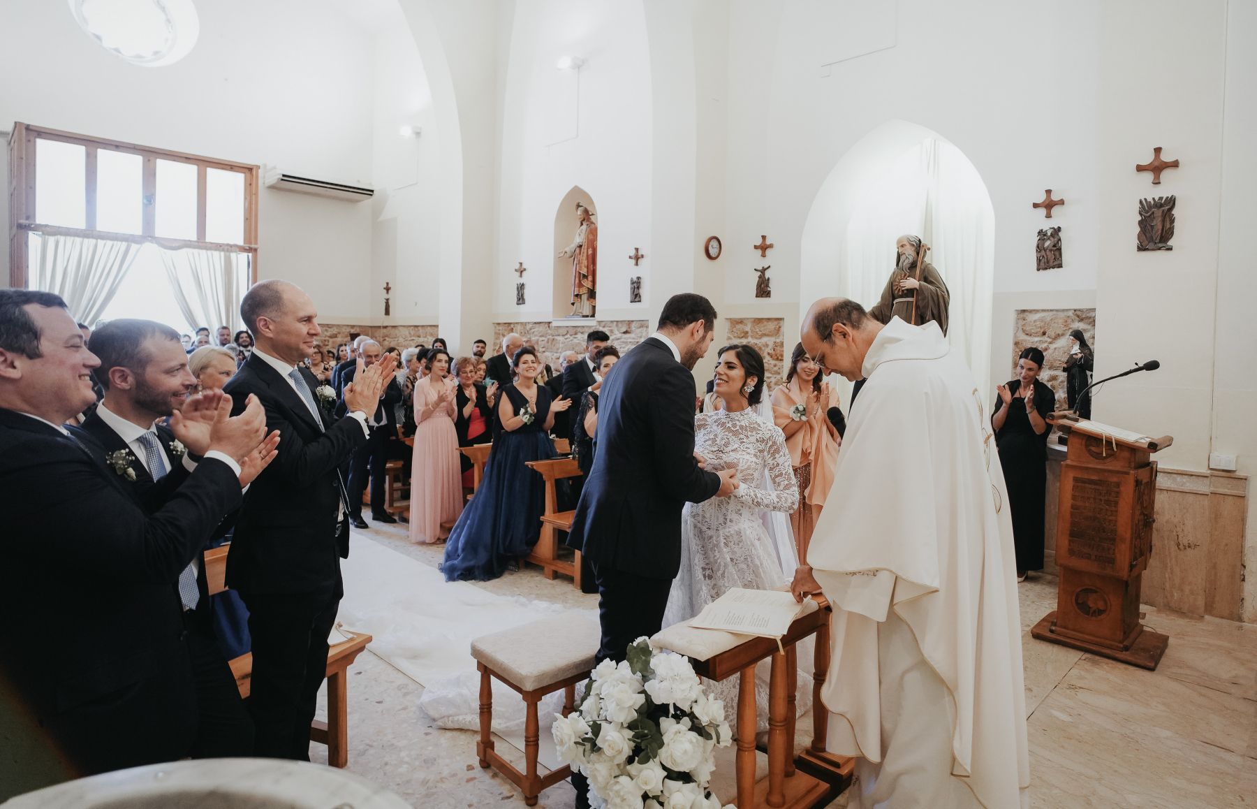Waves of Love: Eleonora and Lorenzo's Magical Wedding at Castello Tafuri photo