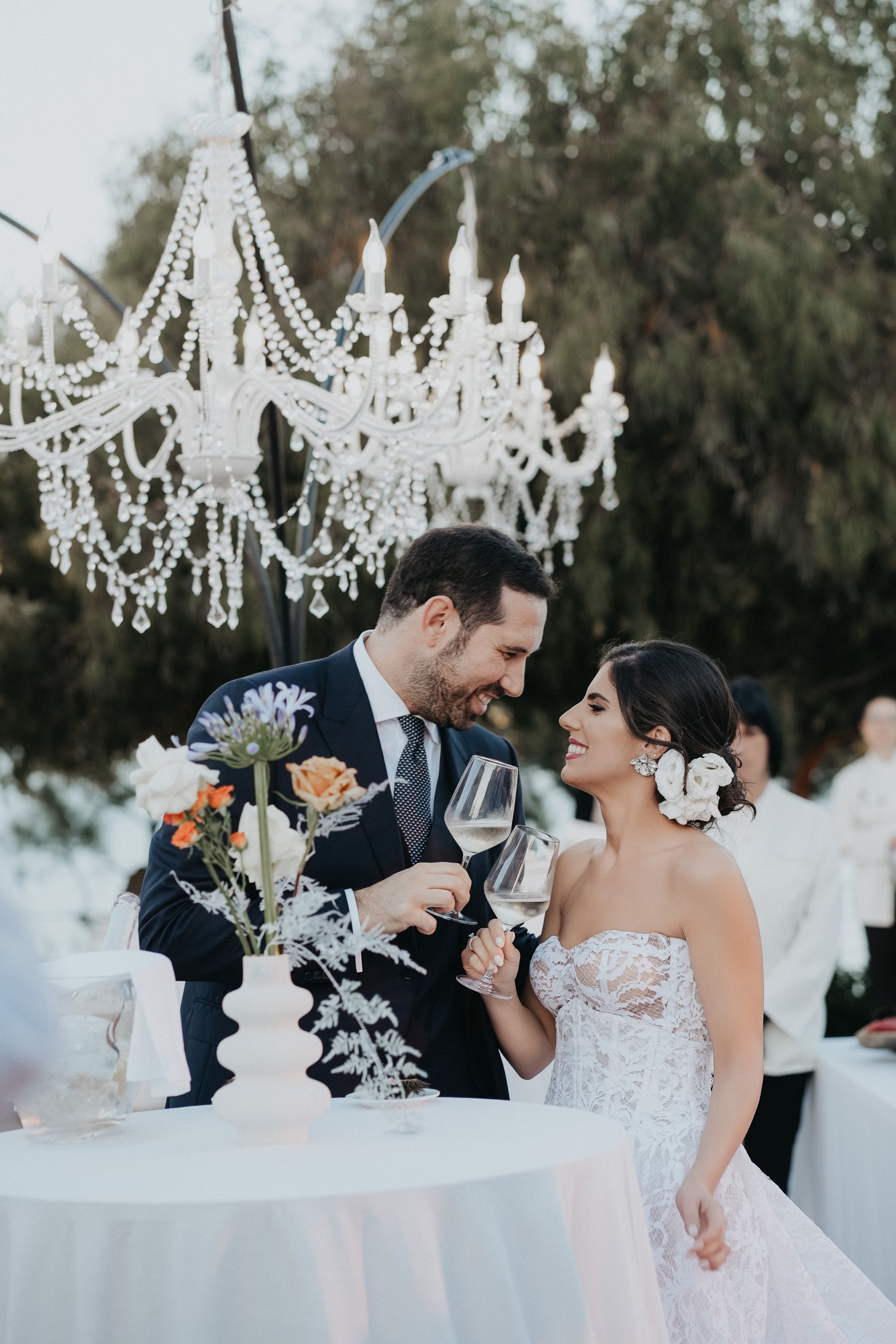 Waves of Love: Eleonora and Lorenzo's Magical Wedding at Castello Tafuri photo