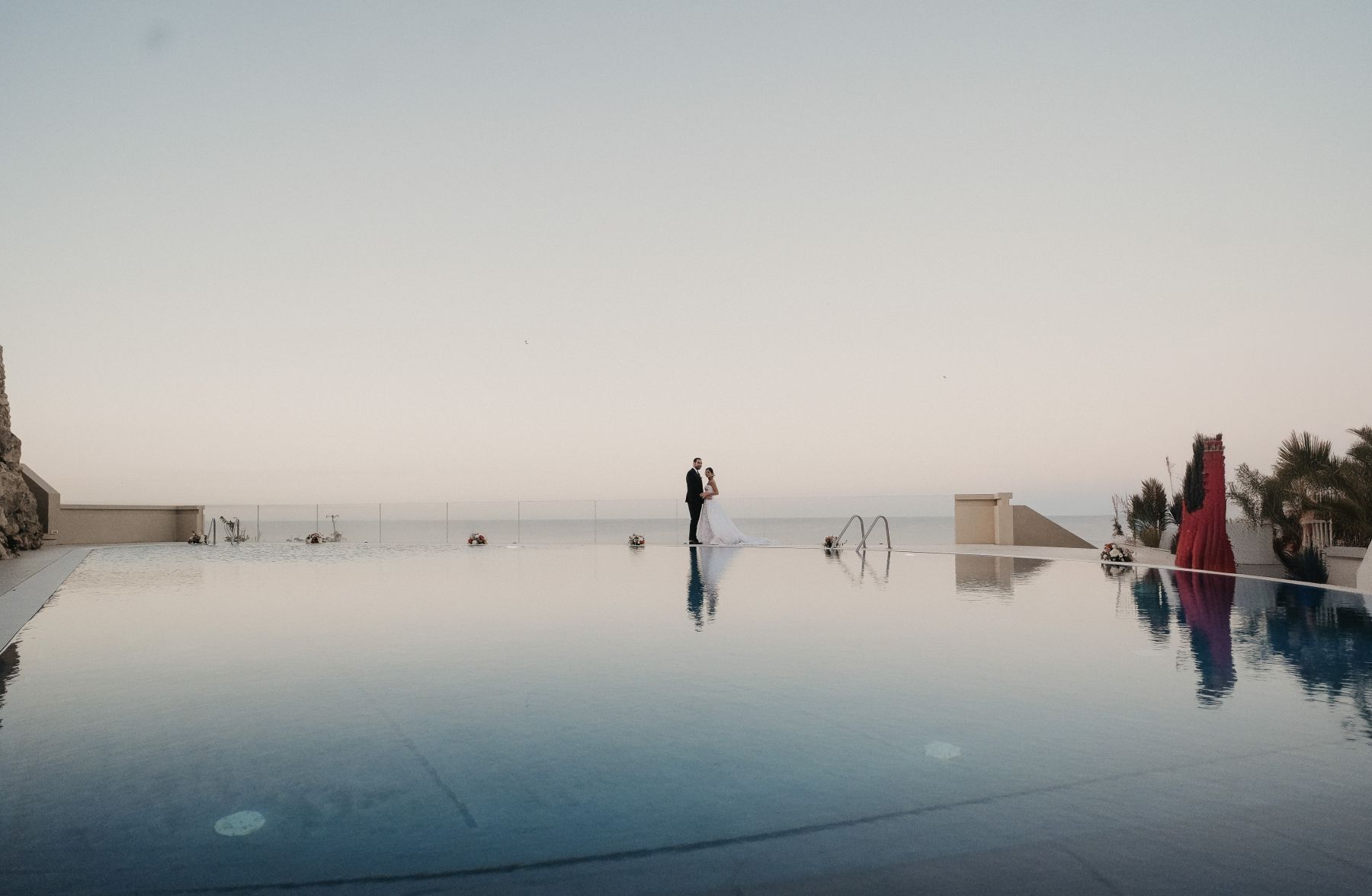Waves of Love: Eleonora and Lorenzo's Magical Wedding at Castello Tafuri photo