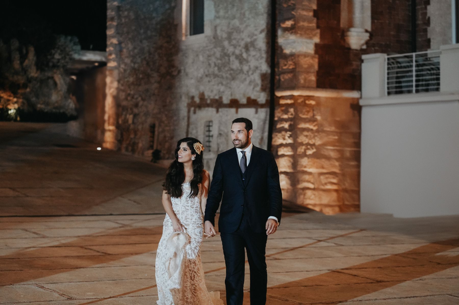 Waves of Love: Eleonora and Lorenzo's Magical Wedding at Castello Tafuri photo
