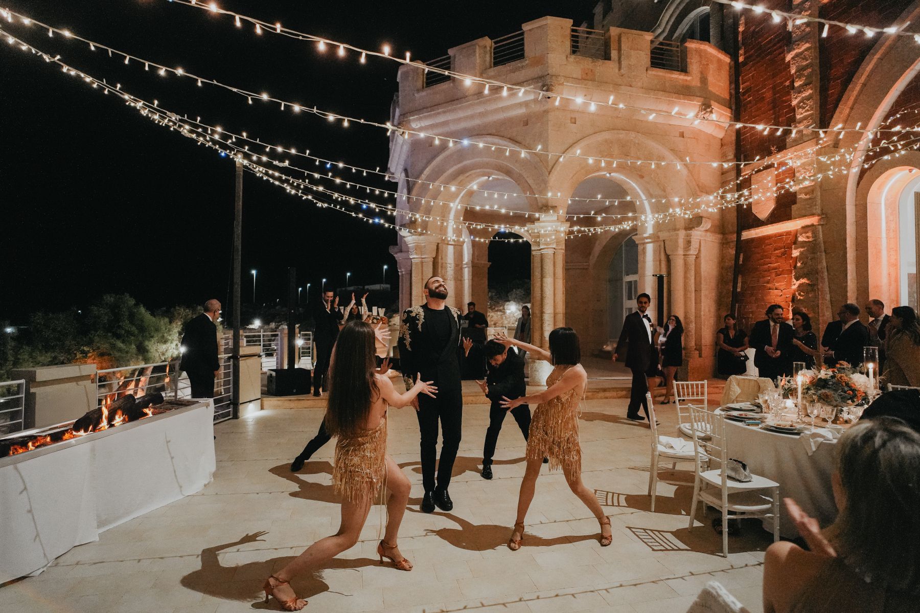 Waves of Love: Eleonora and Lorenzo's Magical Wedding at Castello Tafuri photo