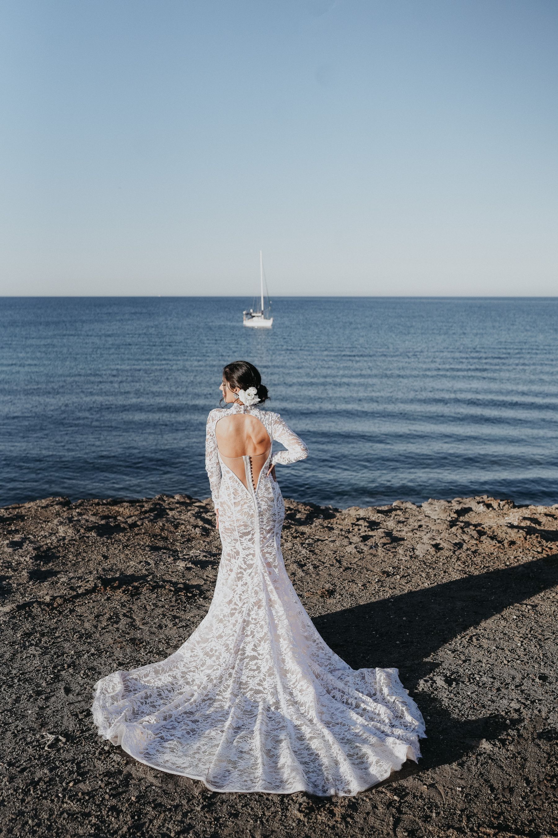 Waves of Love: Eleonora and Lorenzo's Magical Wedding at Castello Tafuri photo