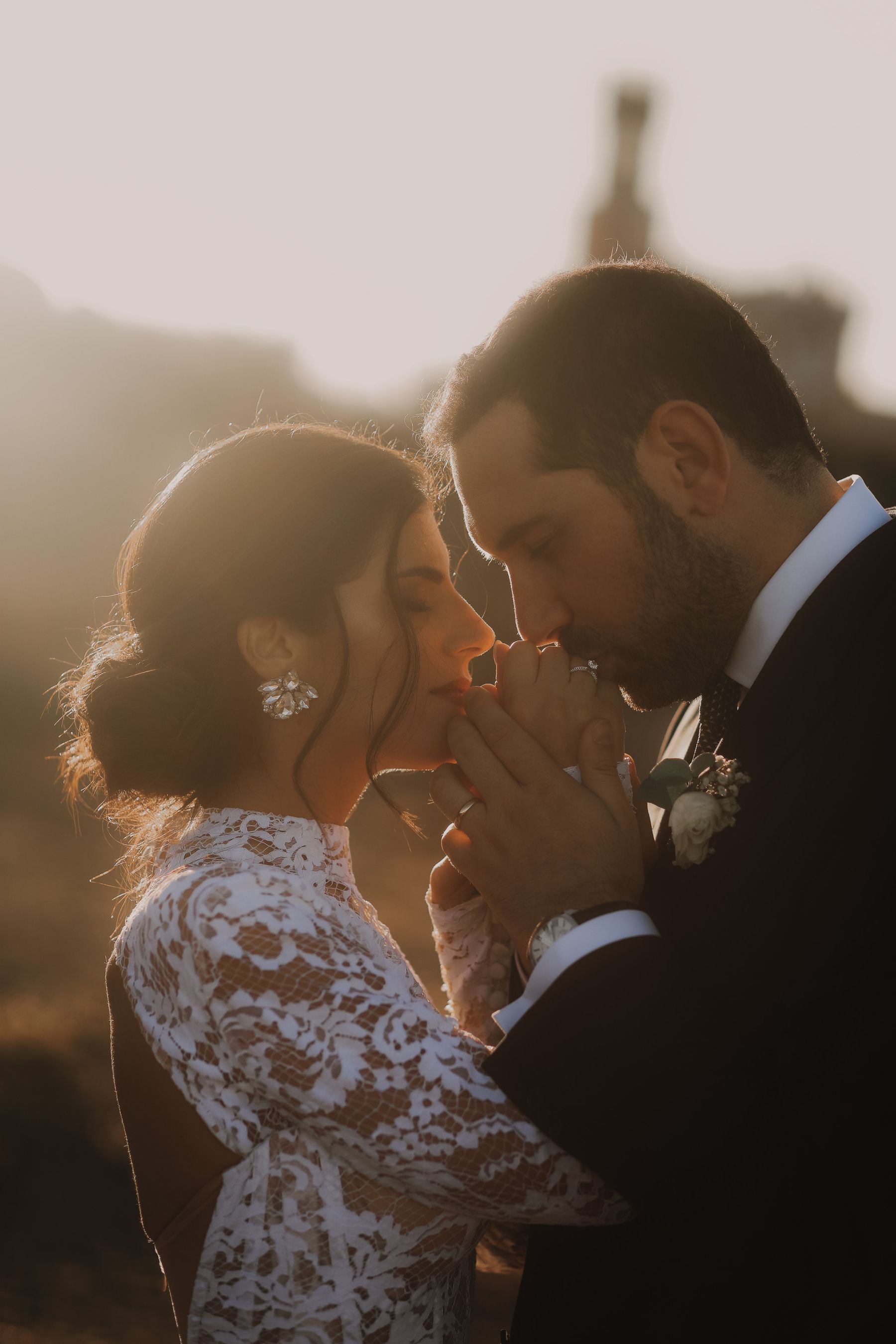 Waves of Love: Eleonora and Lorenzo's Magical Wedding at Castello Tafuri photo