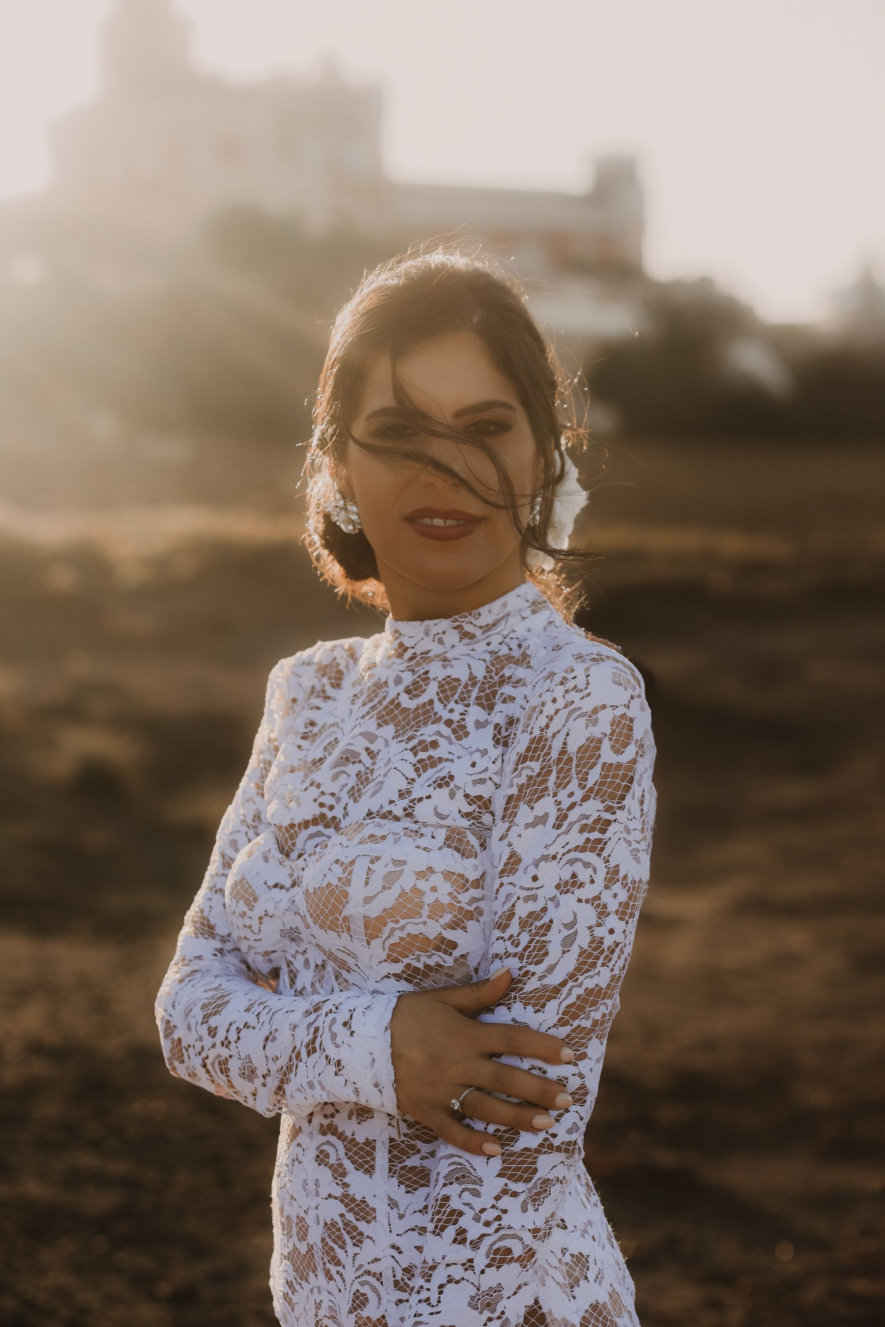 Waves of Love: Eleonora and Lorenzo's Magical Wedding at Castello Tafuri photo