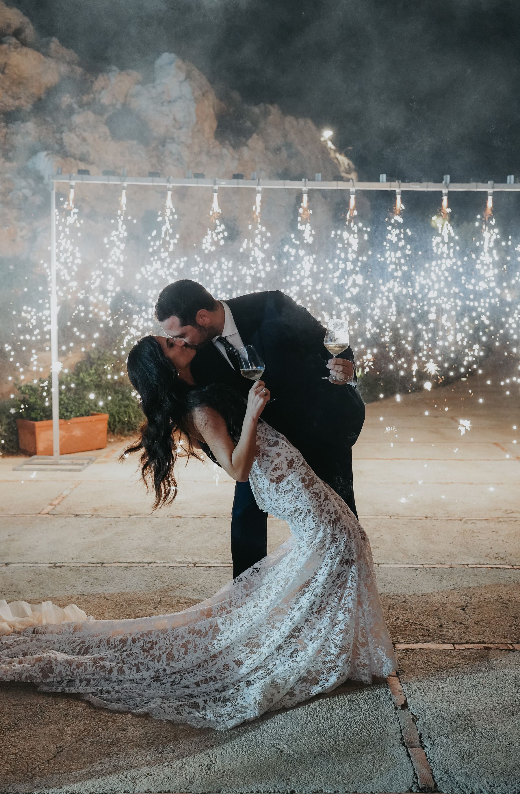 Waves of Love: Eleonora and Lorenzo's Magical Wedding at Castello Tafuri photo