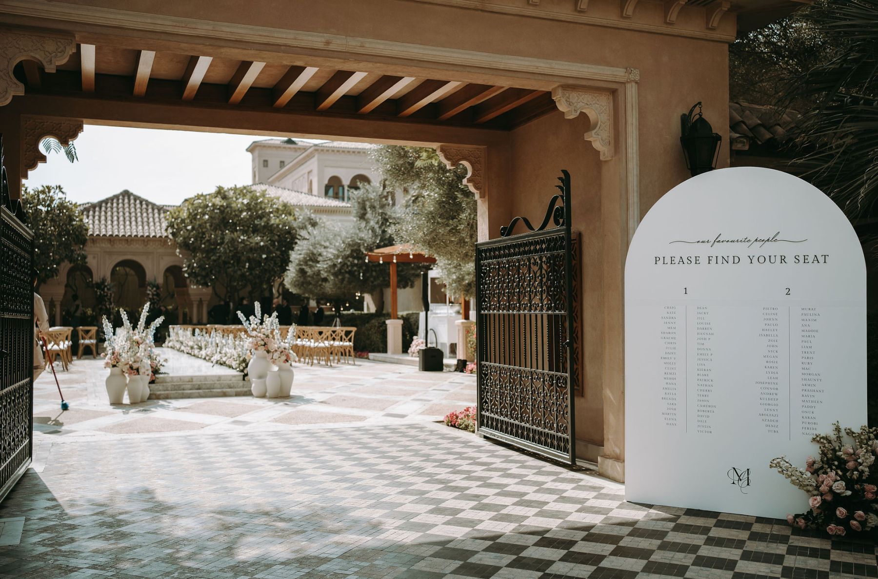 Love in Full Bloom: Molly and Clinton's Dream Wedding at One&amp;Only The Palm Dubai photo