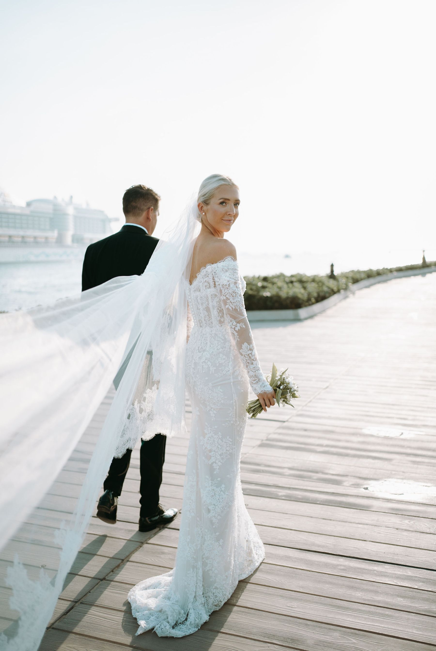 Love in Full Bloom: Molly and Clinton's Dream Wedding at One&amp;Only The Palm Dubai photo