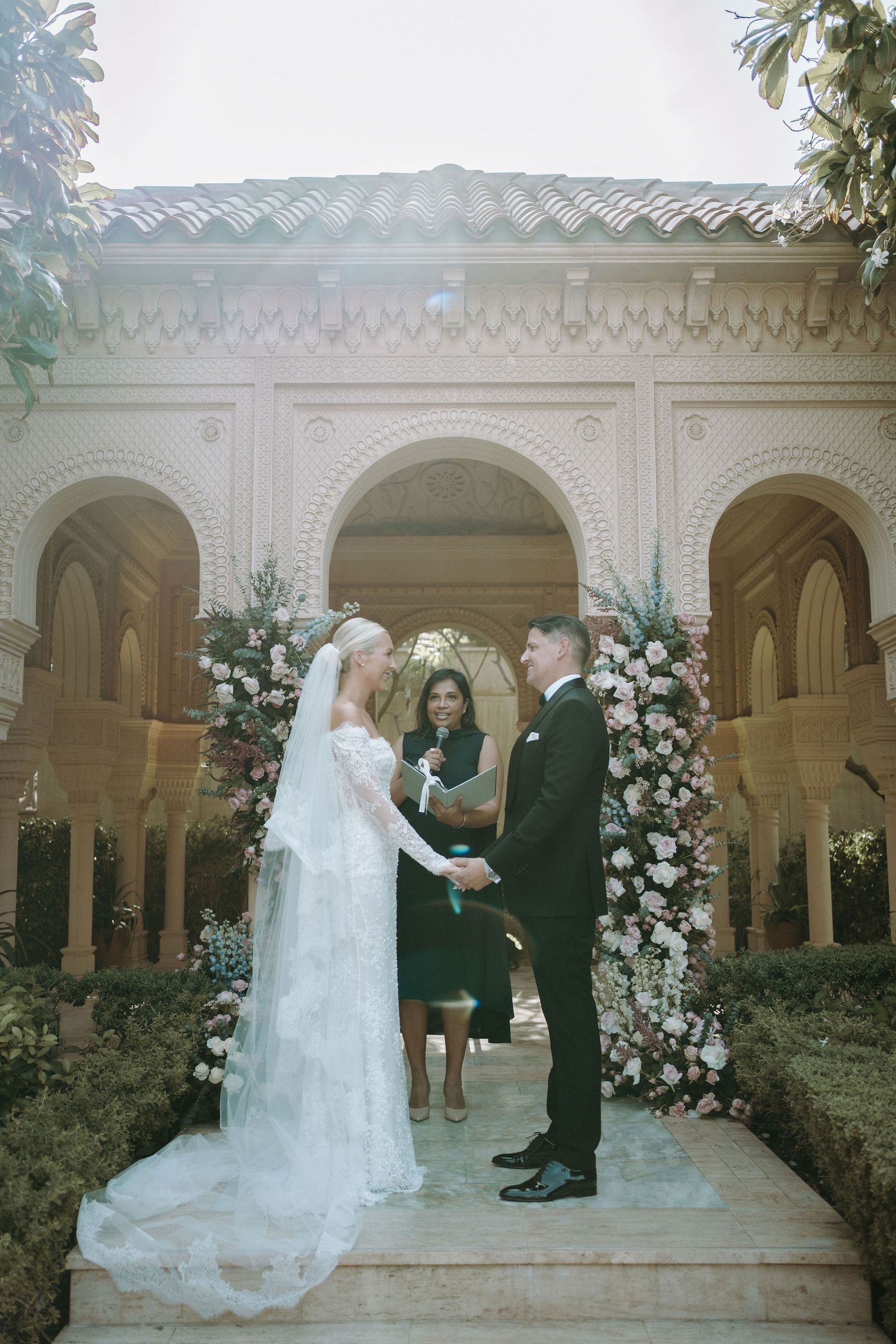 Love in Full Bloom: Molly and Clinton's Dream Wedding at One&amp;Only The Palm Dubai photo