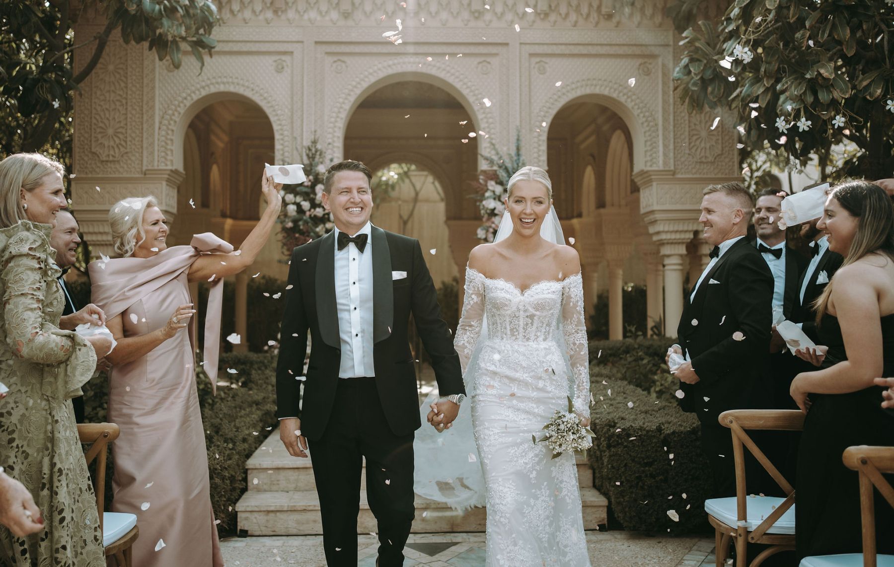 Love in Full Bloom: Molly and Clinton's Dream Wedding at One&amp;Only The Palm Dubai photo