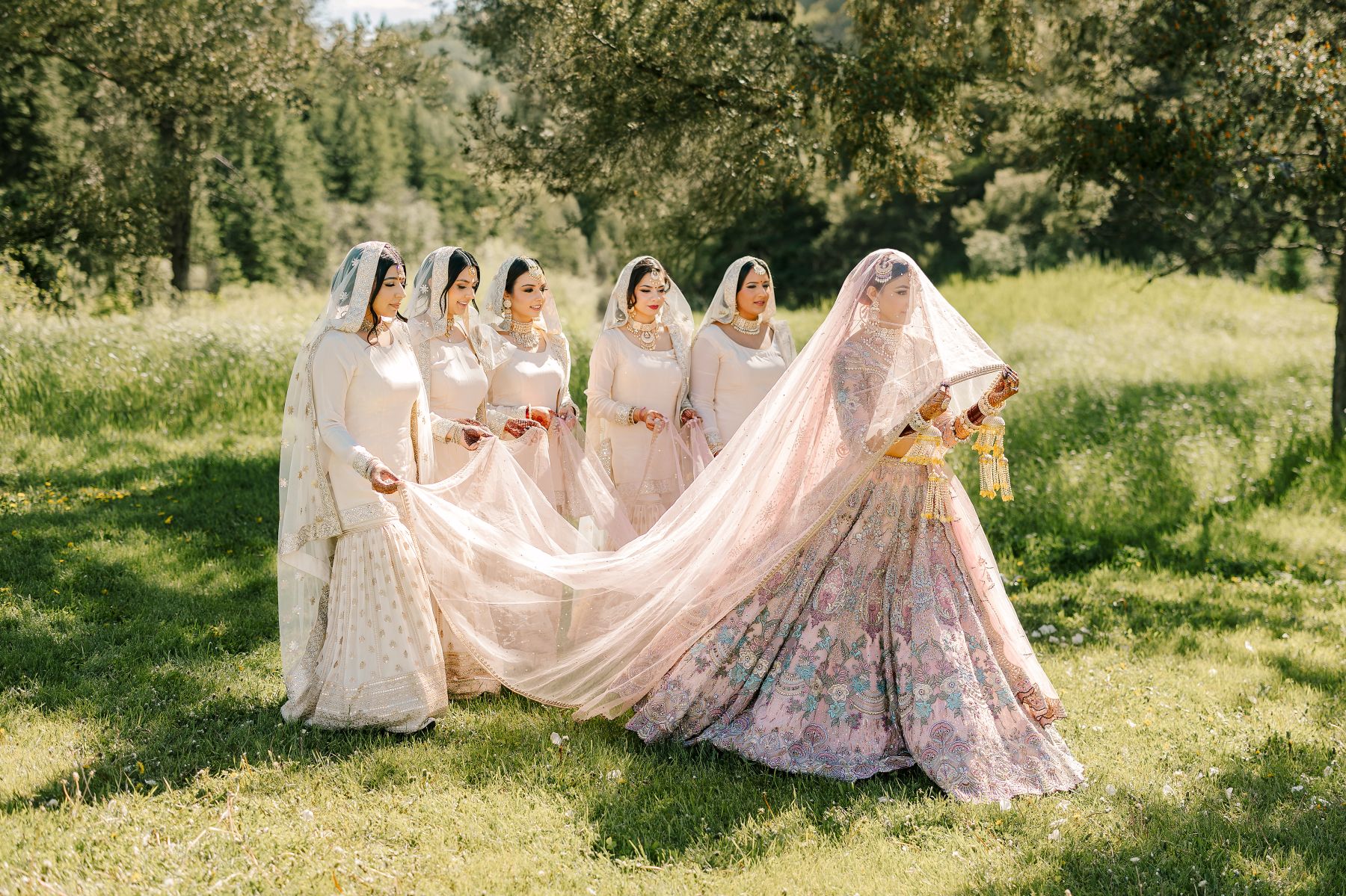 Bright, Airy, and Fun: Shivani and Karan's Magical Wedding at Edmonton Conference Center photo