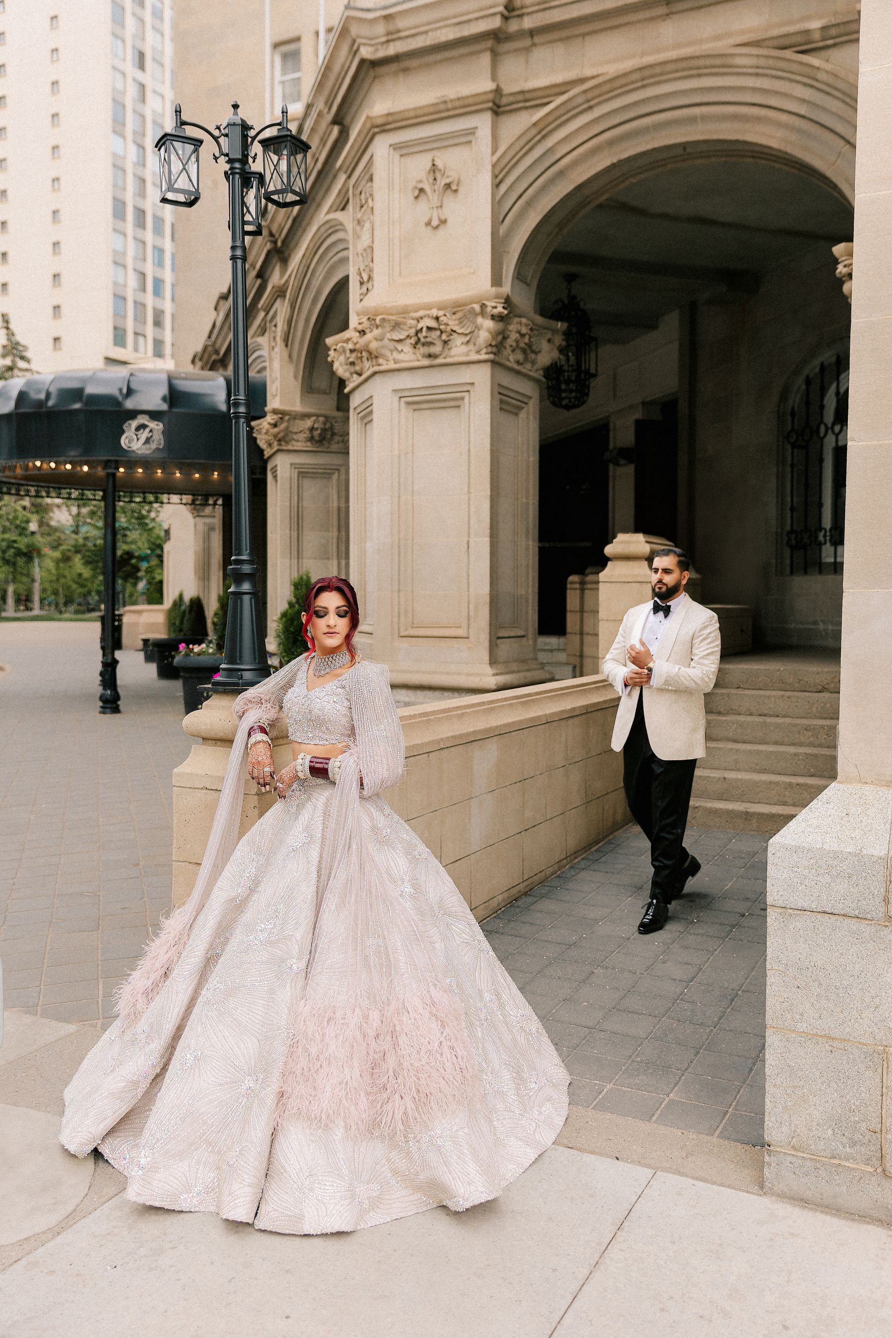 Bright, Airy, and Fun: Shivani and Karan's Magical Wedding at Edmonton Conference Center photo