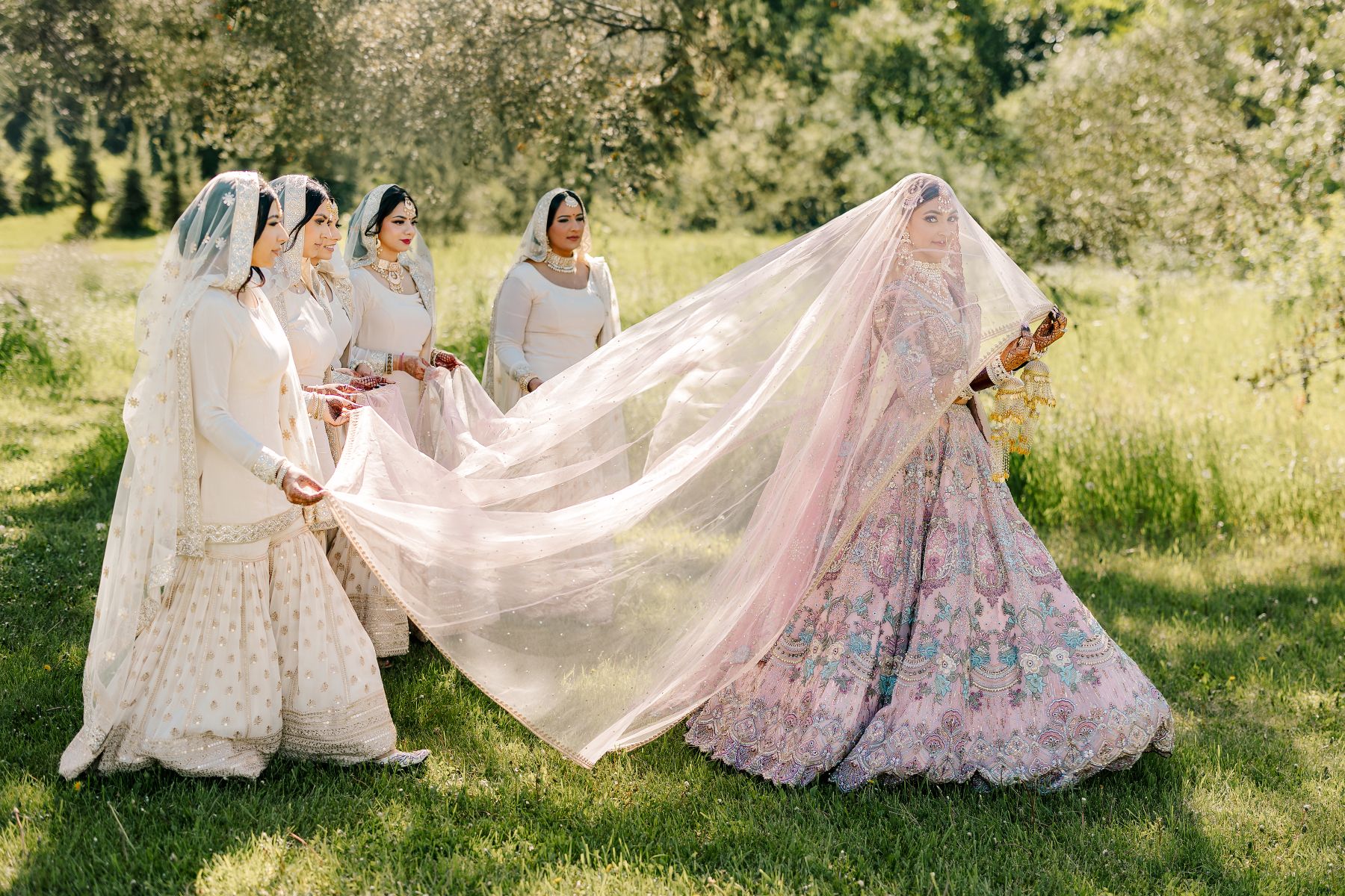 Bright, Airy, and Fun: Shivani and Karan's Magical Wedding at Edmonton Conference Center photo