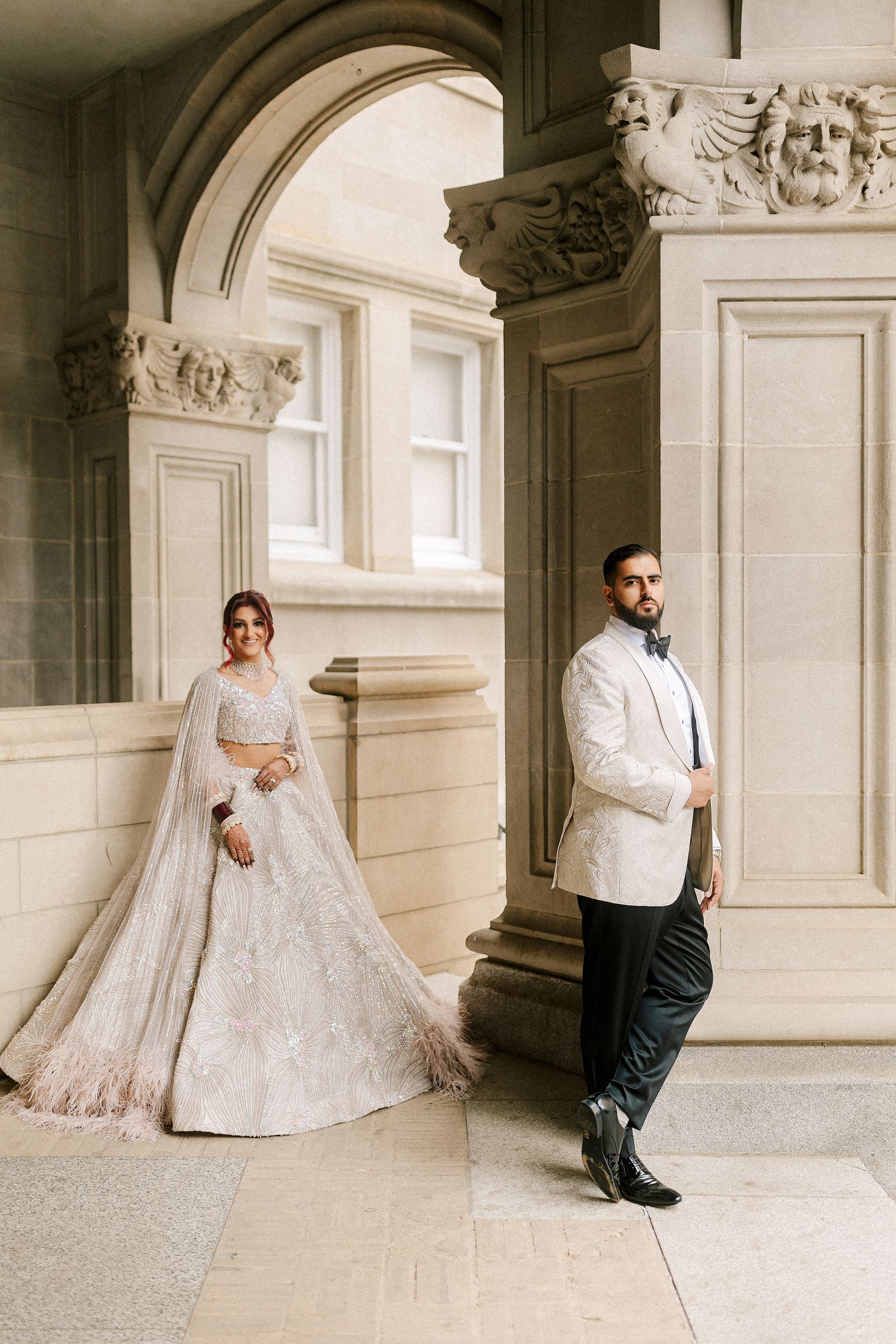 Bright, Airy, and Fun: Shivani and Karan's Magical Wedding at Edmonton Conference Center photo