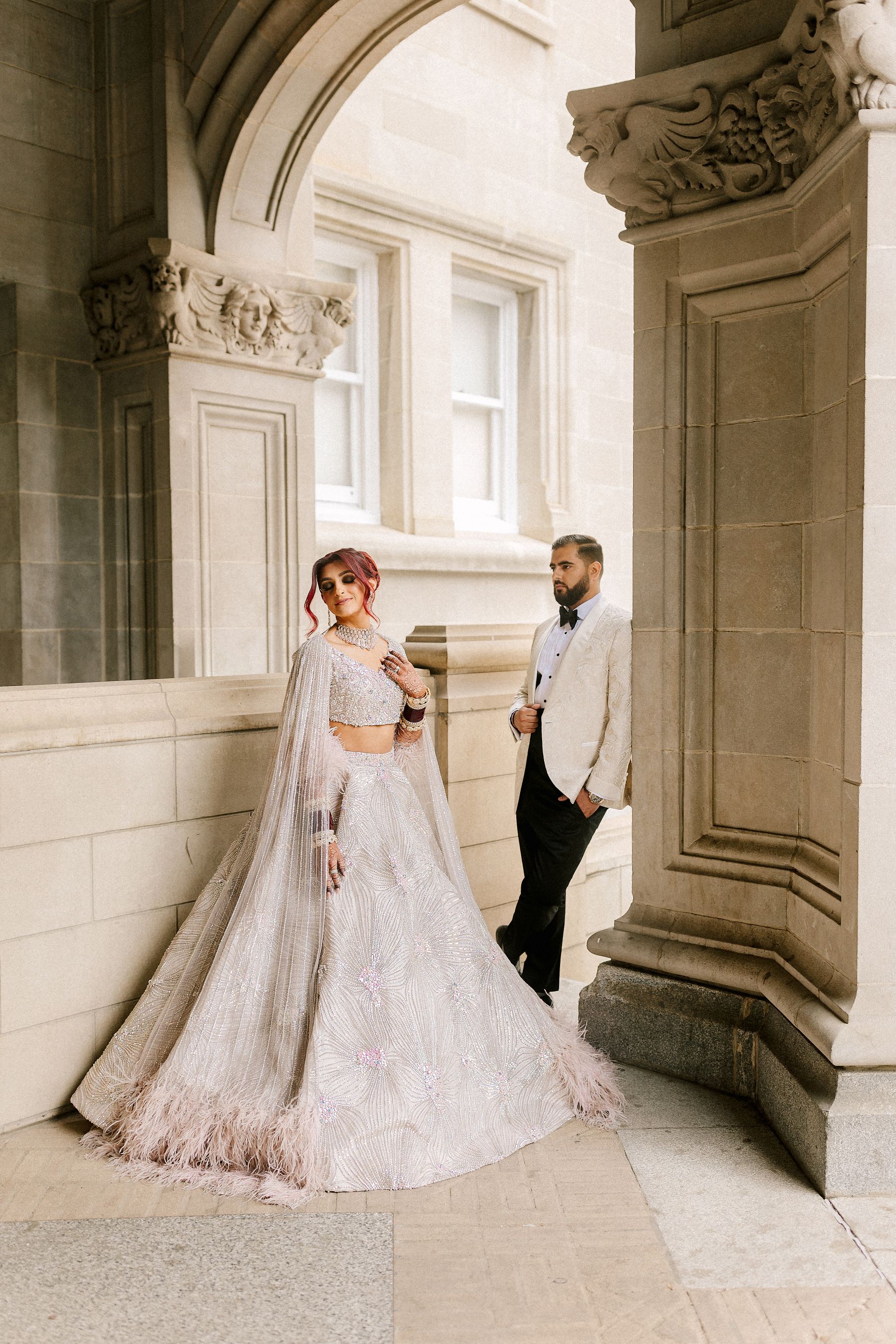 Bright, Airy, and Fun: Shivani and Karan's Magical Wedding at Edmonton Conference Center photo