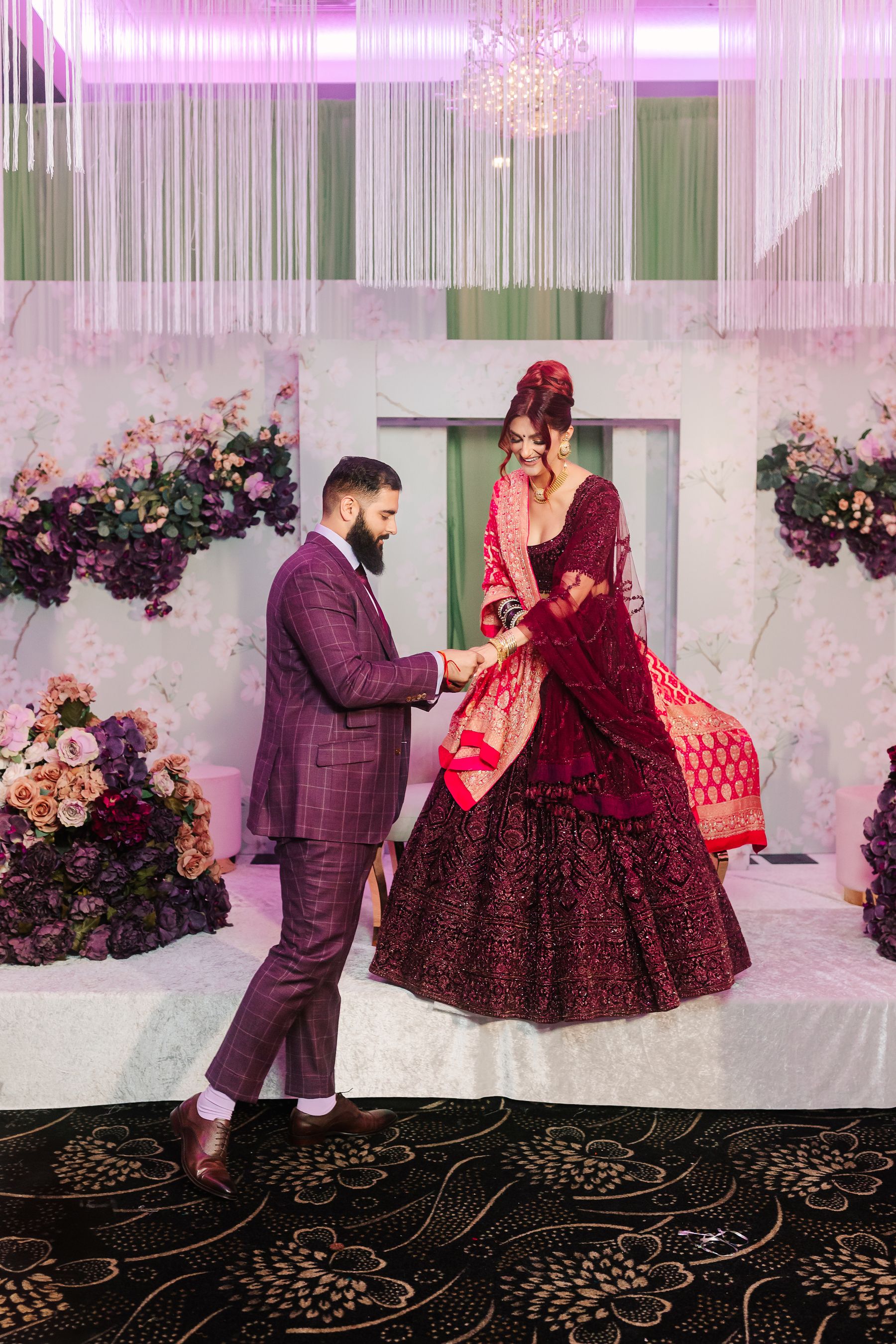 Bright, Airy, and Fun: Shivani and Karan's Magical Wedding at Edmonton Conference Center photo