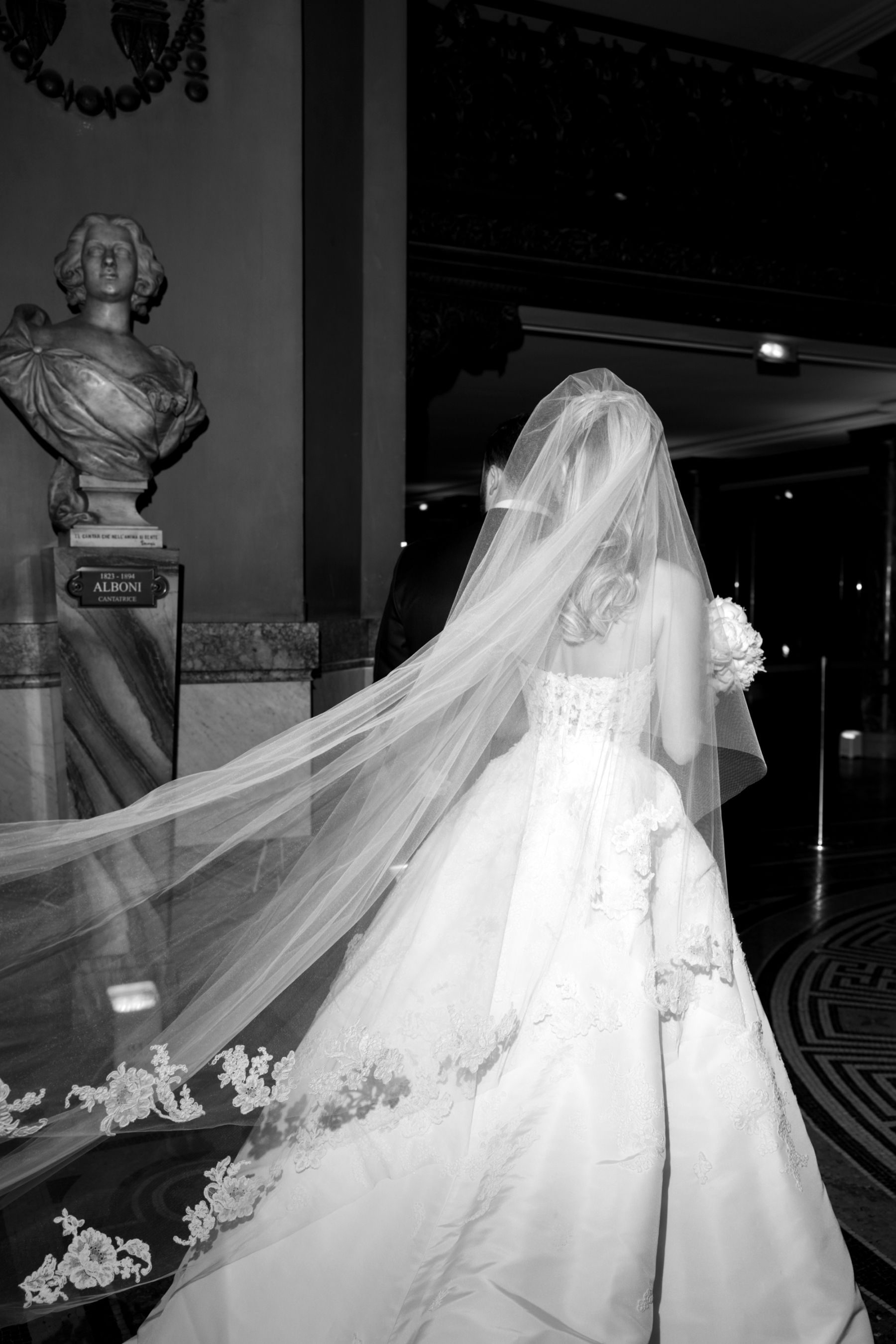 Love Takes Center Stage: Emilie and Ismail's Multimillion Wedding at Opéra Garnier photo