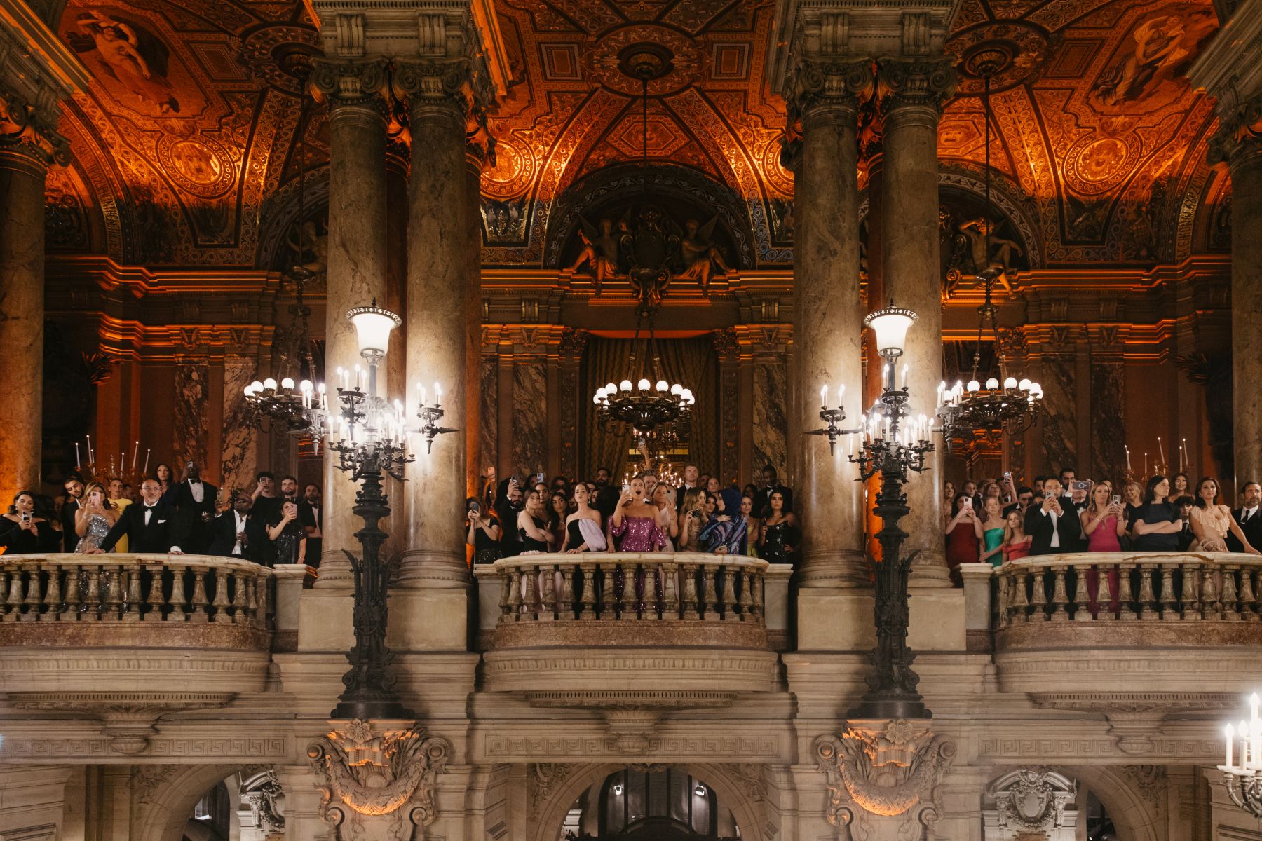 Love Takes Center Stage: Emilie and Ismail's Multimillion Wedding at Opéra Garnier photo