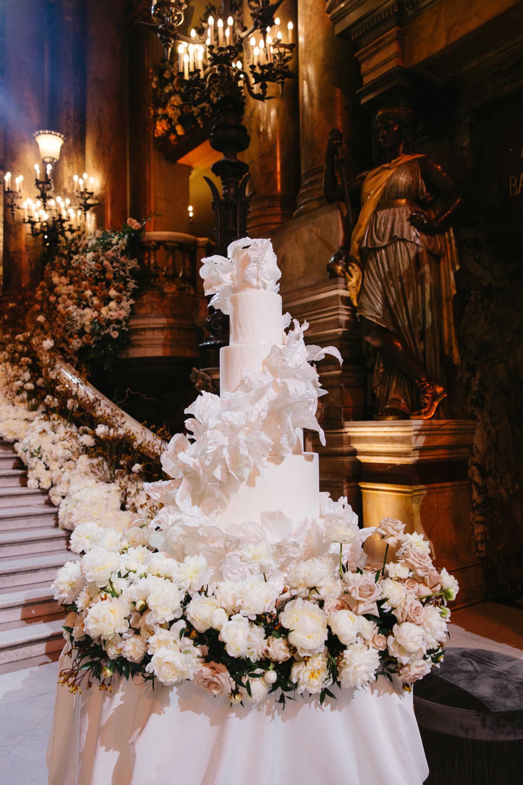 Love Takes Center Stage: Emilie and Ismail's Multimillion Wedding at Opéra Garnier photo