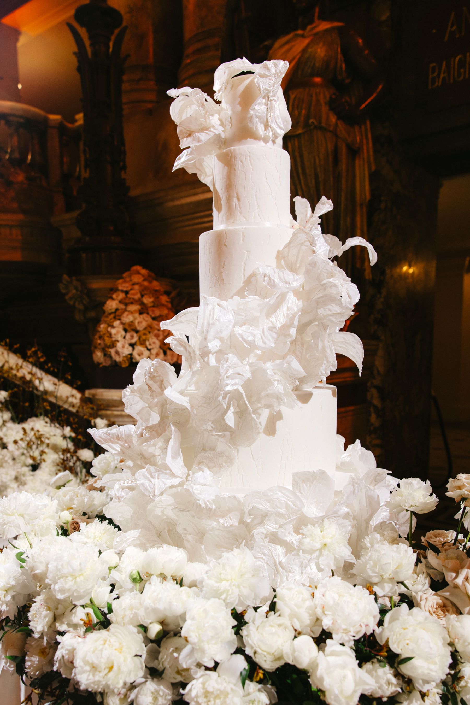 Love Takes Center Stage: Emilie and Ismail's Multimillion Wedding at Opéra Garnier photo