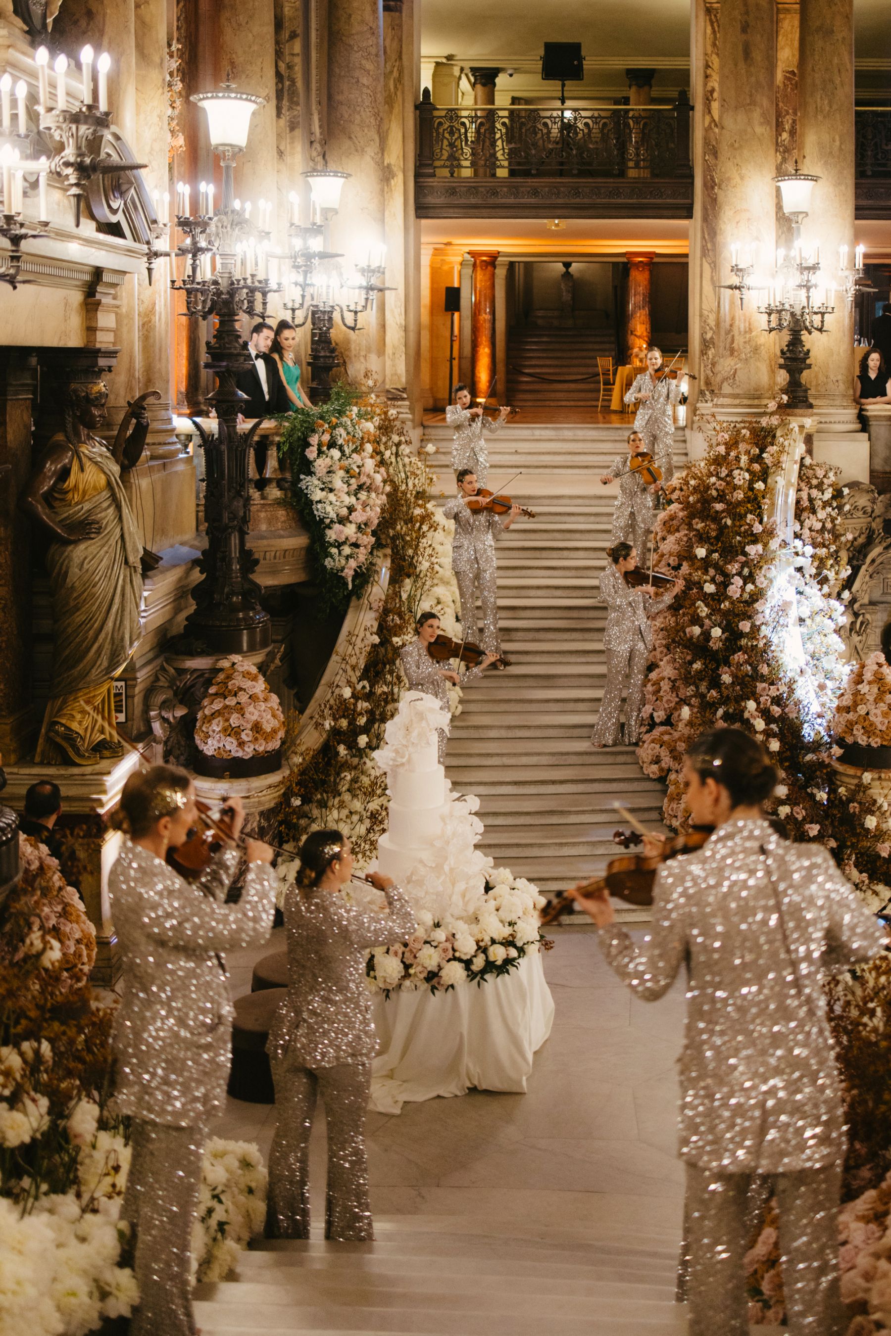 Love Takes Center Stage: Emilie and Ismail's Multimillion Wedding at Opéra Garnier photo