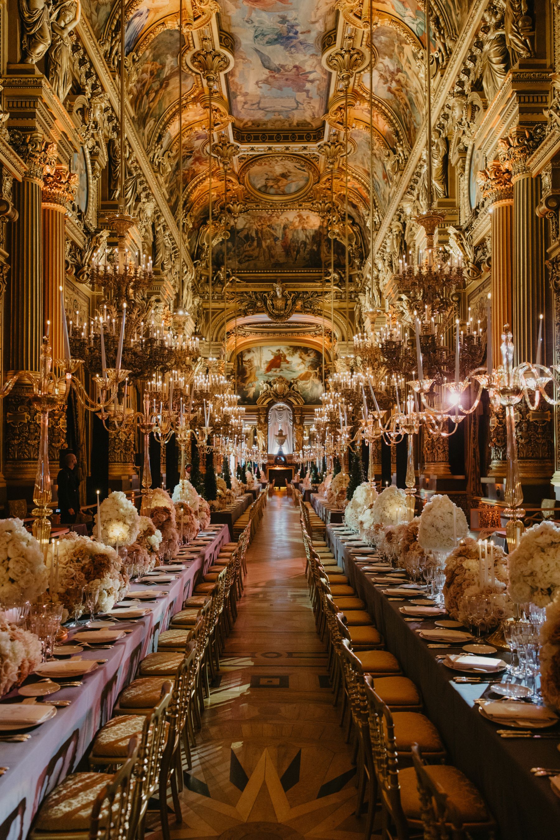 Love Takes Center Stage: Emilie and Ismail's Multimillion Wedding at Opéra Garnier photo