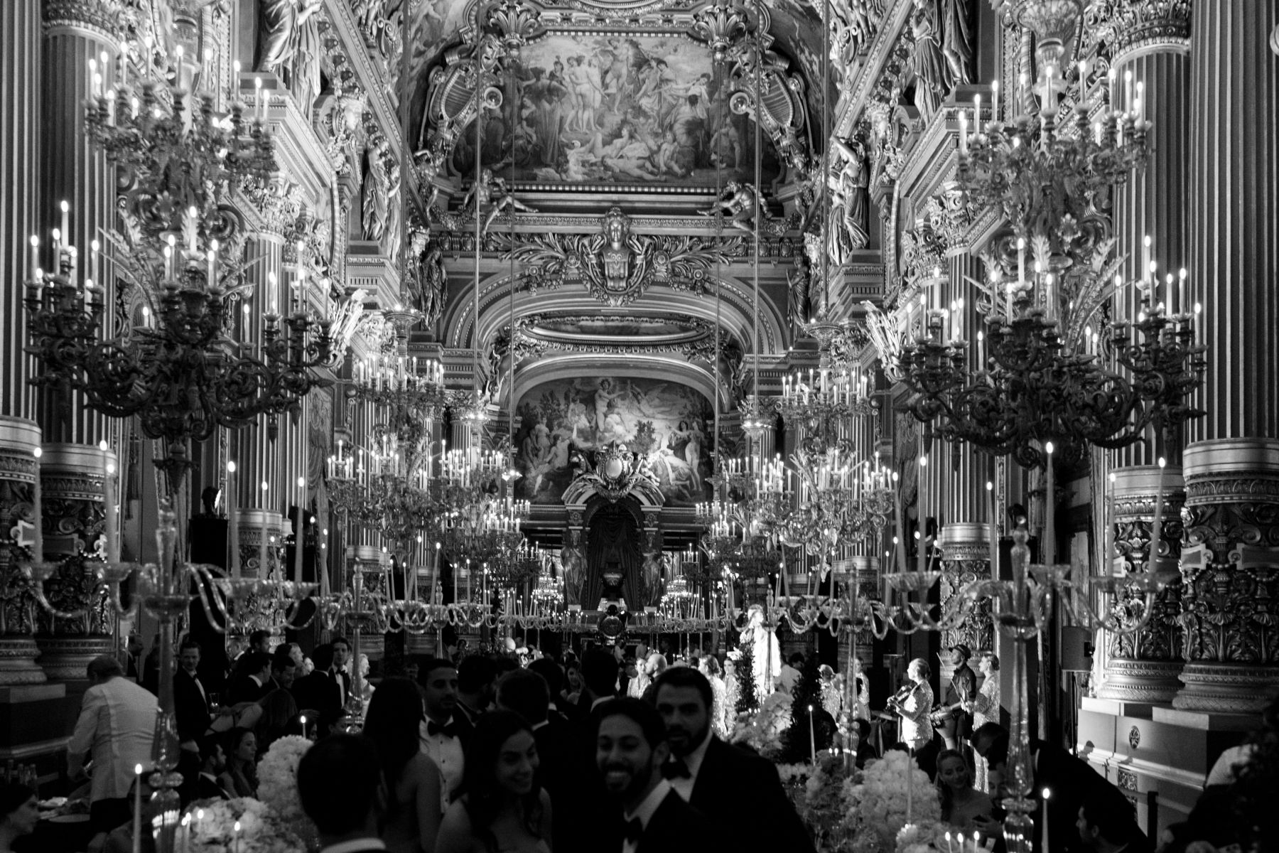 Love Takes Center Stage: Emilie and Ismail's Multimillion Wedding at Opéra Garnier photo