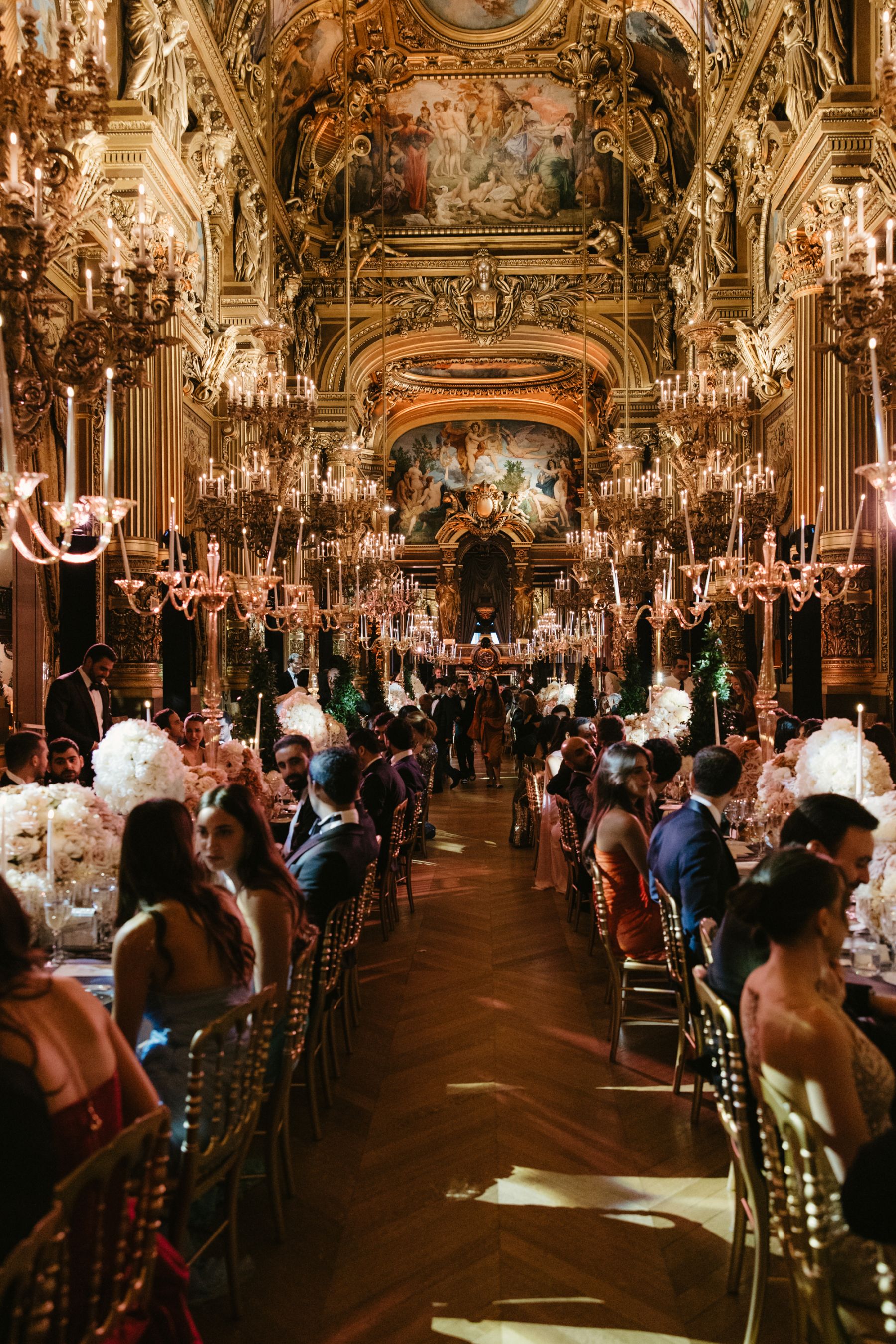 Love Takes Center Stage: Emilie and Ismail's Multimillion Wedding at Opéra Garnier photo