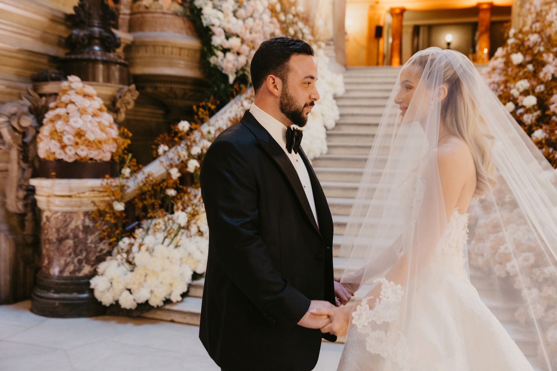 Love Takes Center Stage: Emilie and Ismail's Multimillion Wedding at Opéra Garnier photo