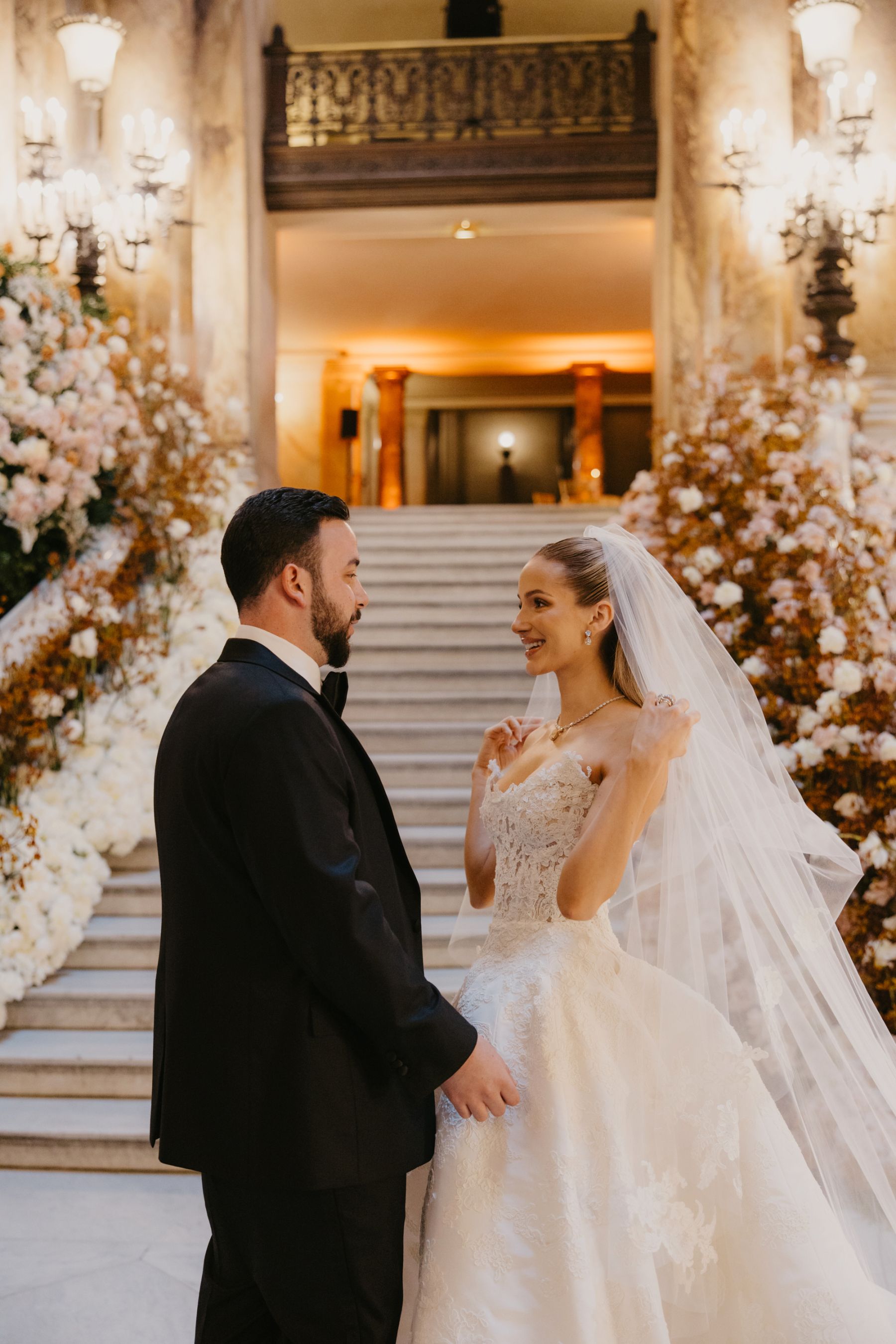 Love Takes Center Stage: Emilie and Ismail's Multimillion Wedding at Opéra Garnier photo