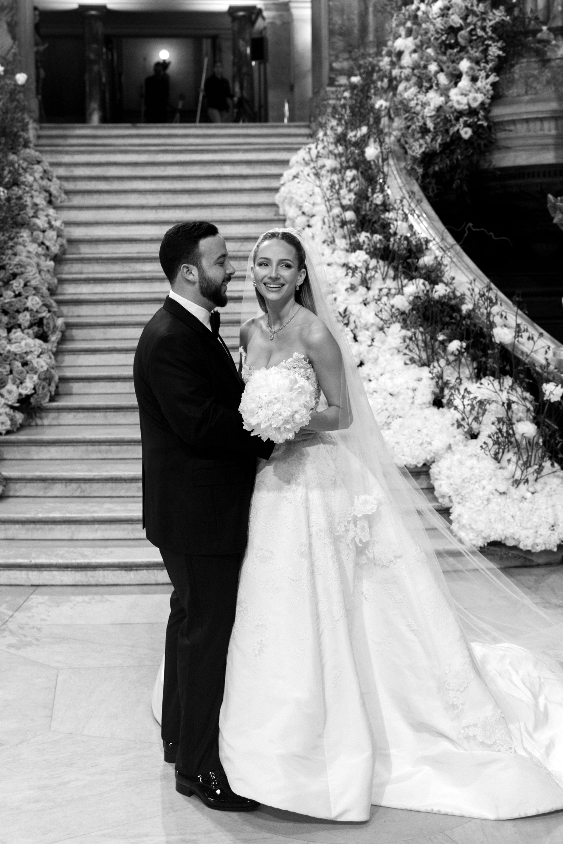 Love Takes Center Stage: Emilie and Ismail's Multimillion Wedding at Opéra Garnier photo