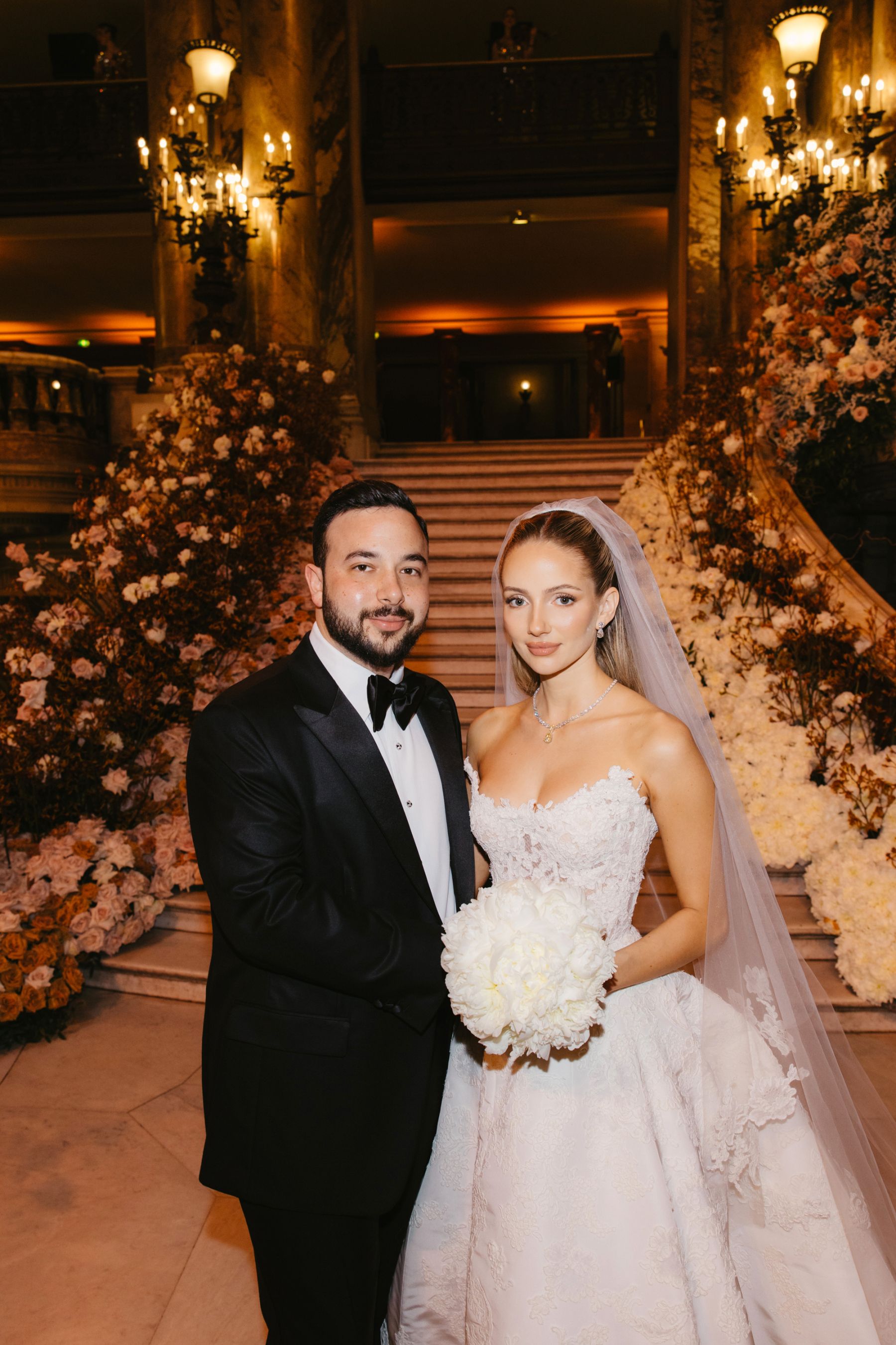 Love Takes Center Stage: Emilie and Ismail's Multimillion Wedding at Opéra Garnier photo