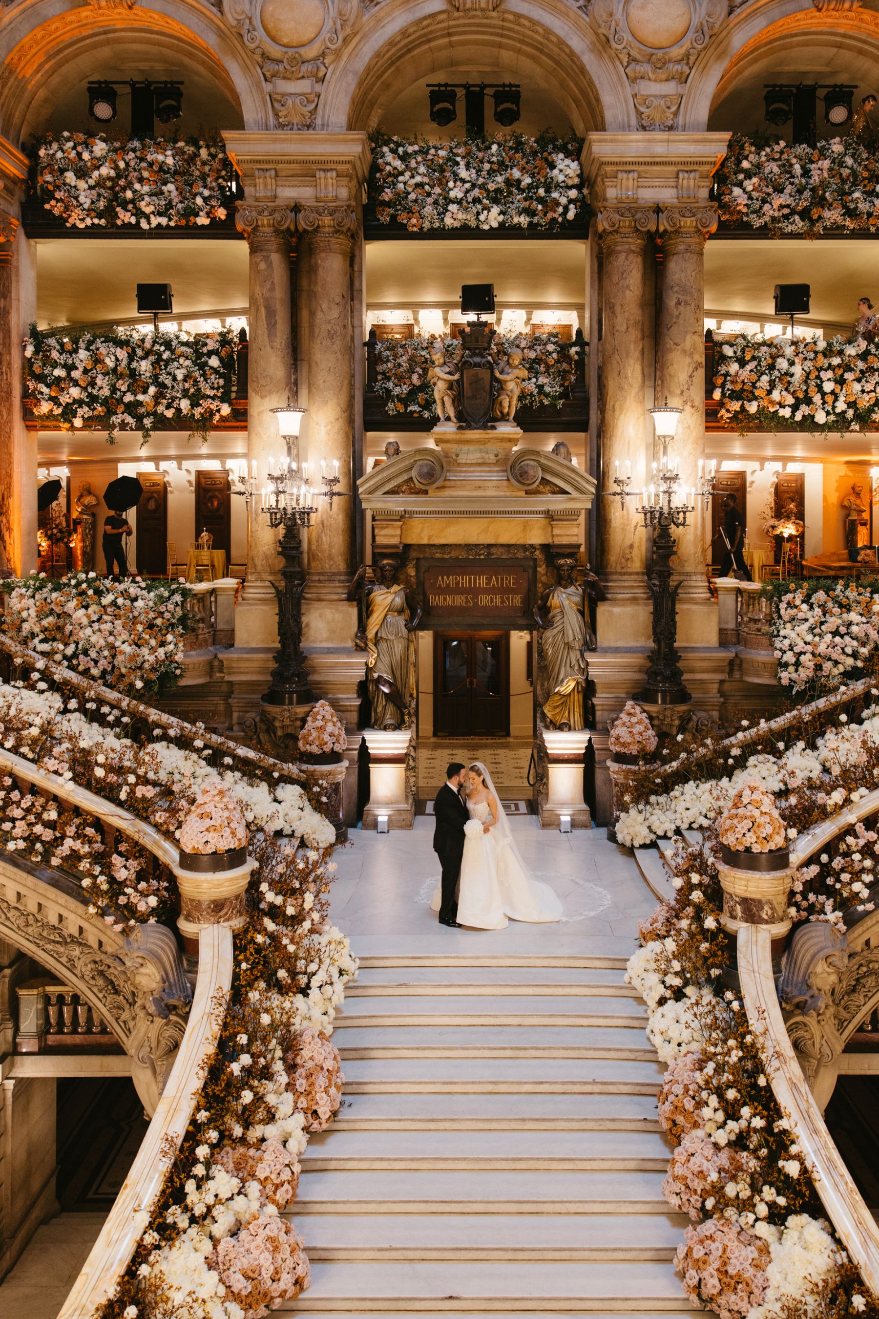 Love Takes Center Stage: Emilie and Ismail's Multimillion Wedding at Opéra Garnier photo