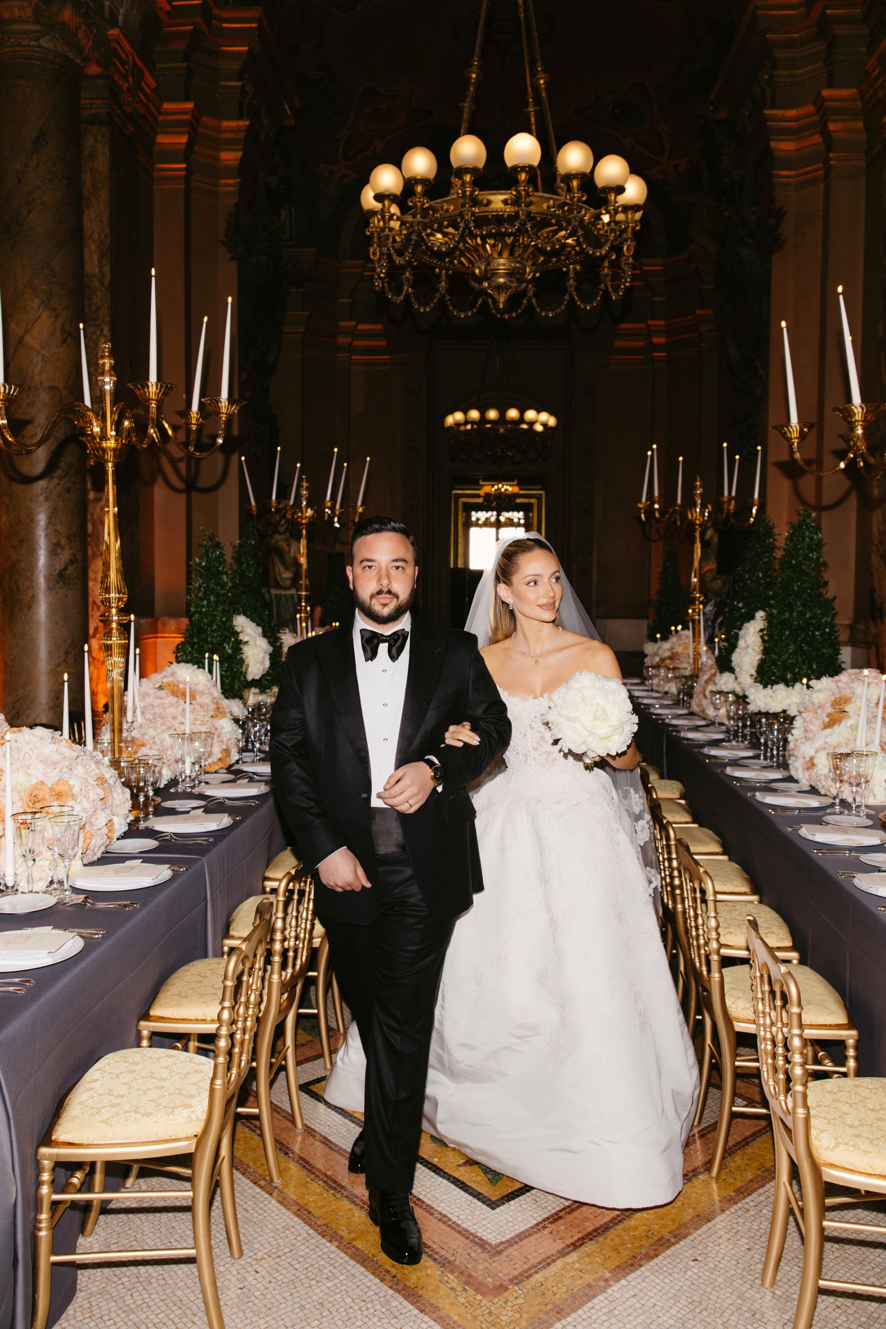 Love Takes Center Stage: Emilie and Ismail's Multimillion Wedding at Opéra Garnier photo