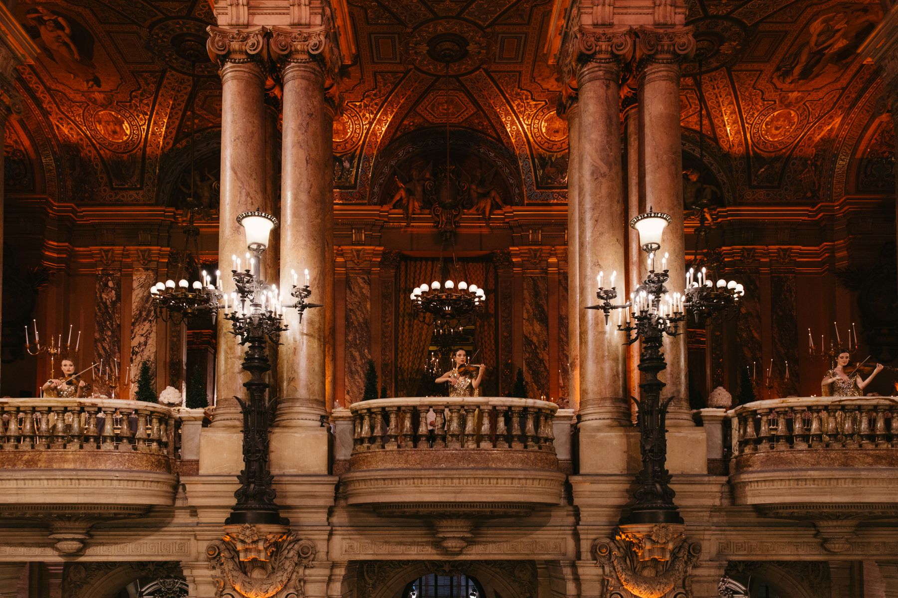 Love Takes Center Stage: Emilie and Ismail's Multimillion Wedding at Opéra Garnier photo