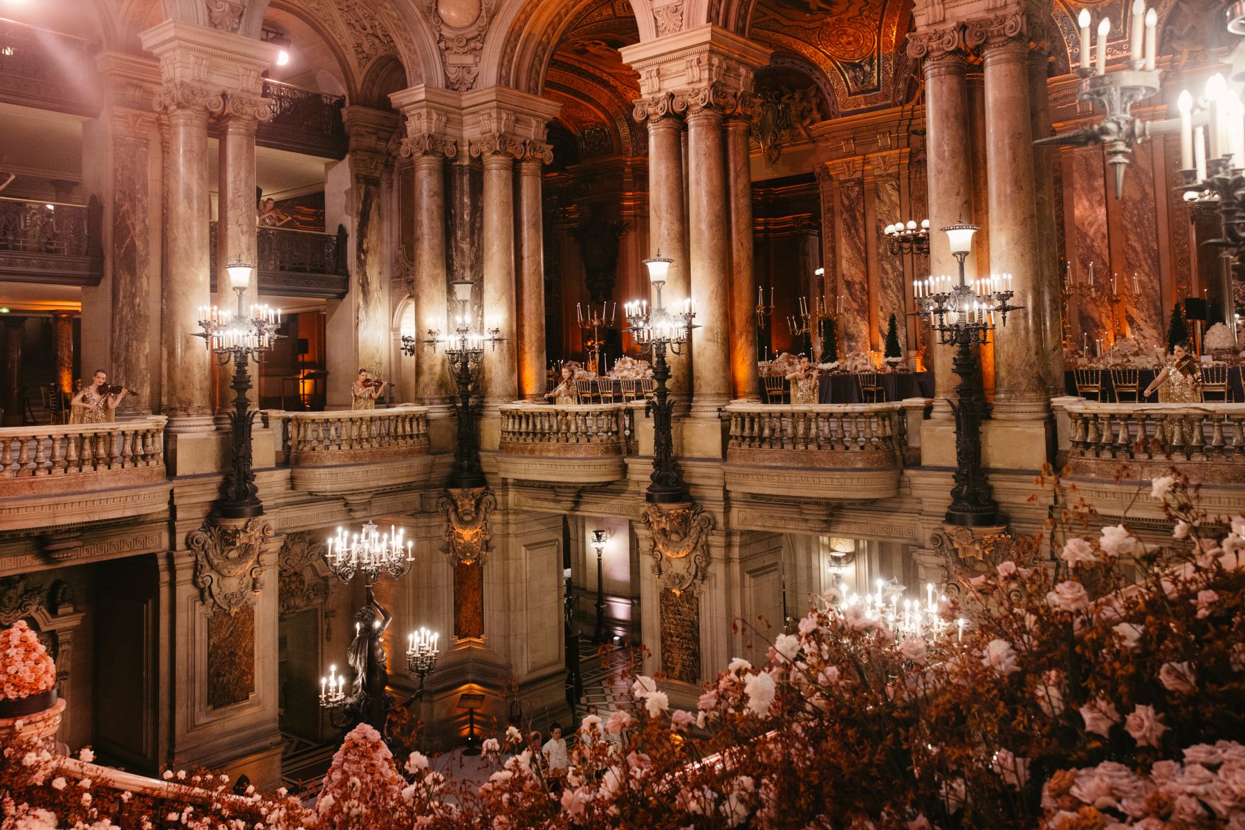 Love Takes Center Stage: Emilie and Ismail's Multimillion Wedding at Opéra Garnier photo
