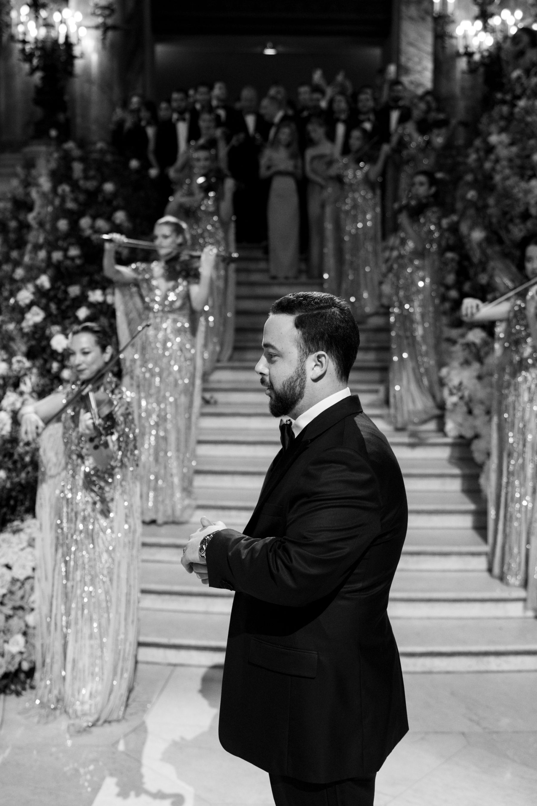 Love Takes Center Stage: Emilie and Ismail's Multimillion Wedding at Opéra Garnier photo