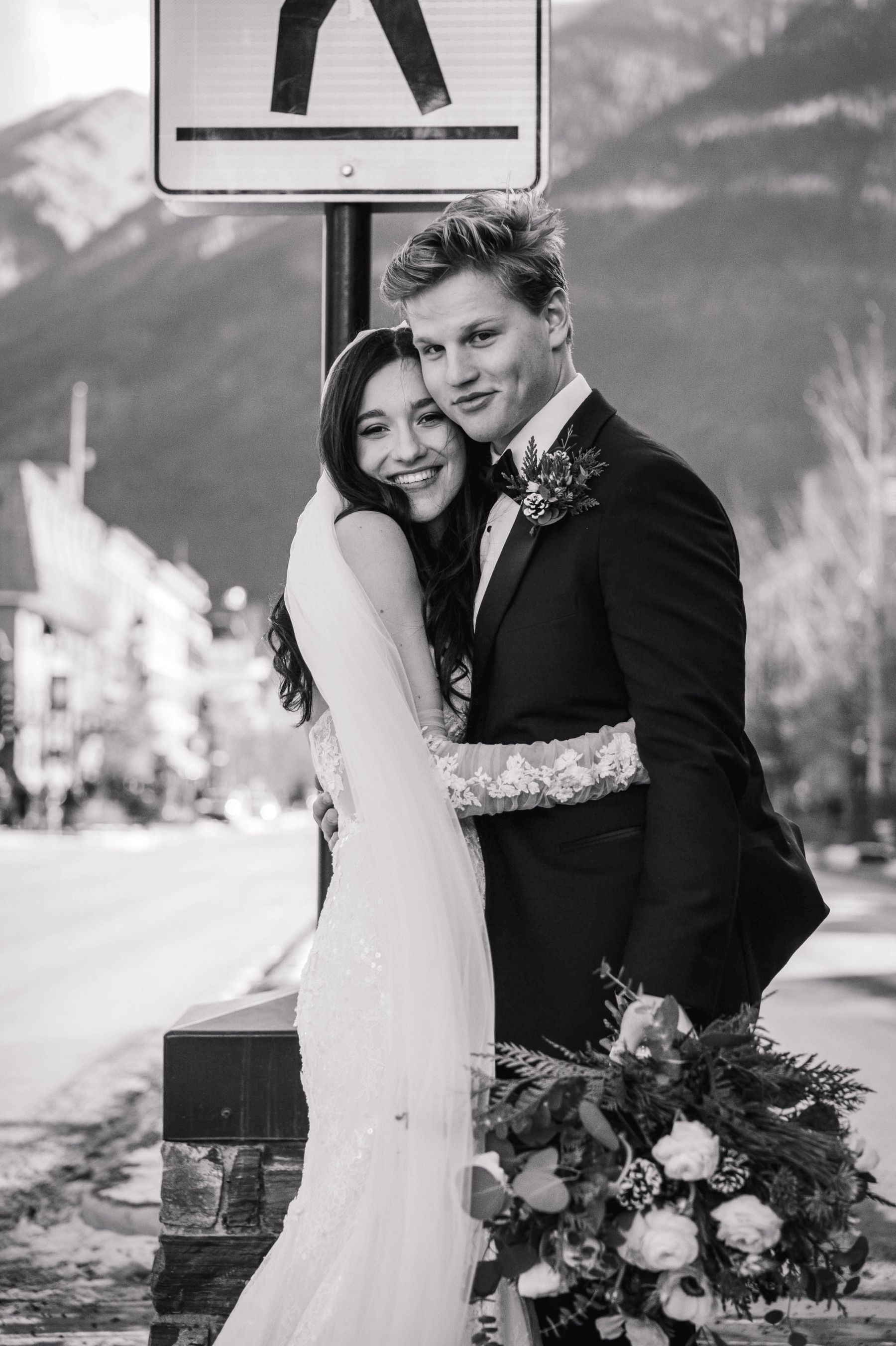 A Banff Wedding to Remember: Zari and Cam's Timeless Wedding at The BlueBird Wood-Fired Steakhouse photo