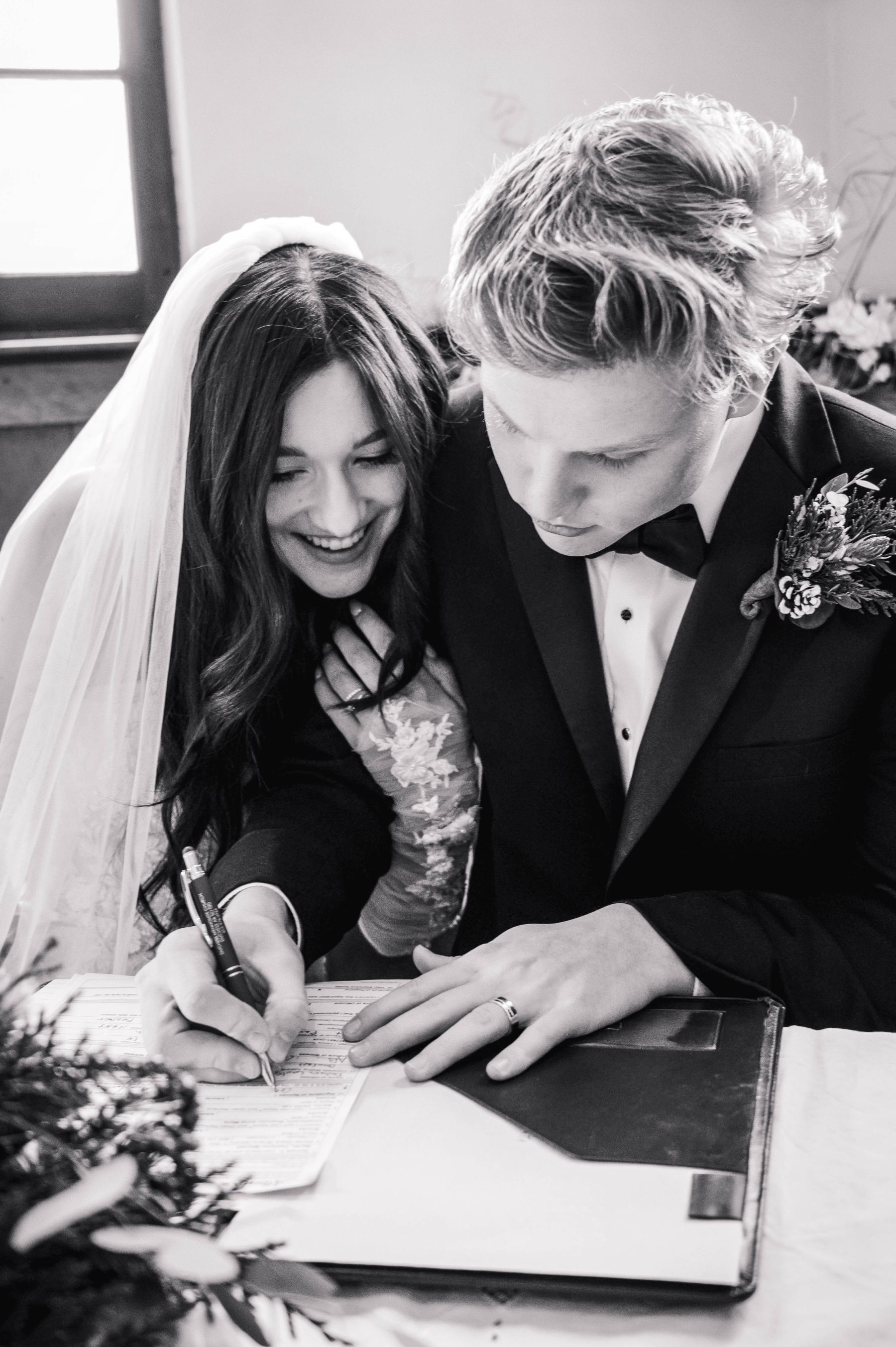 A Banff Wedding to Remember: Zari and Cam's Timeless Wedding at The BlueBird Wood-Fired Steakhouse photo