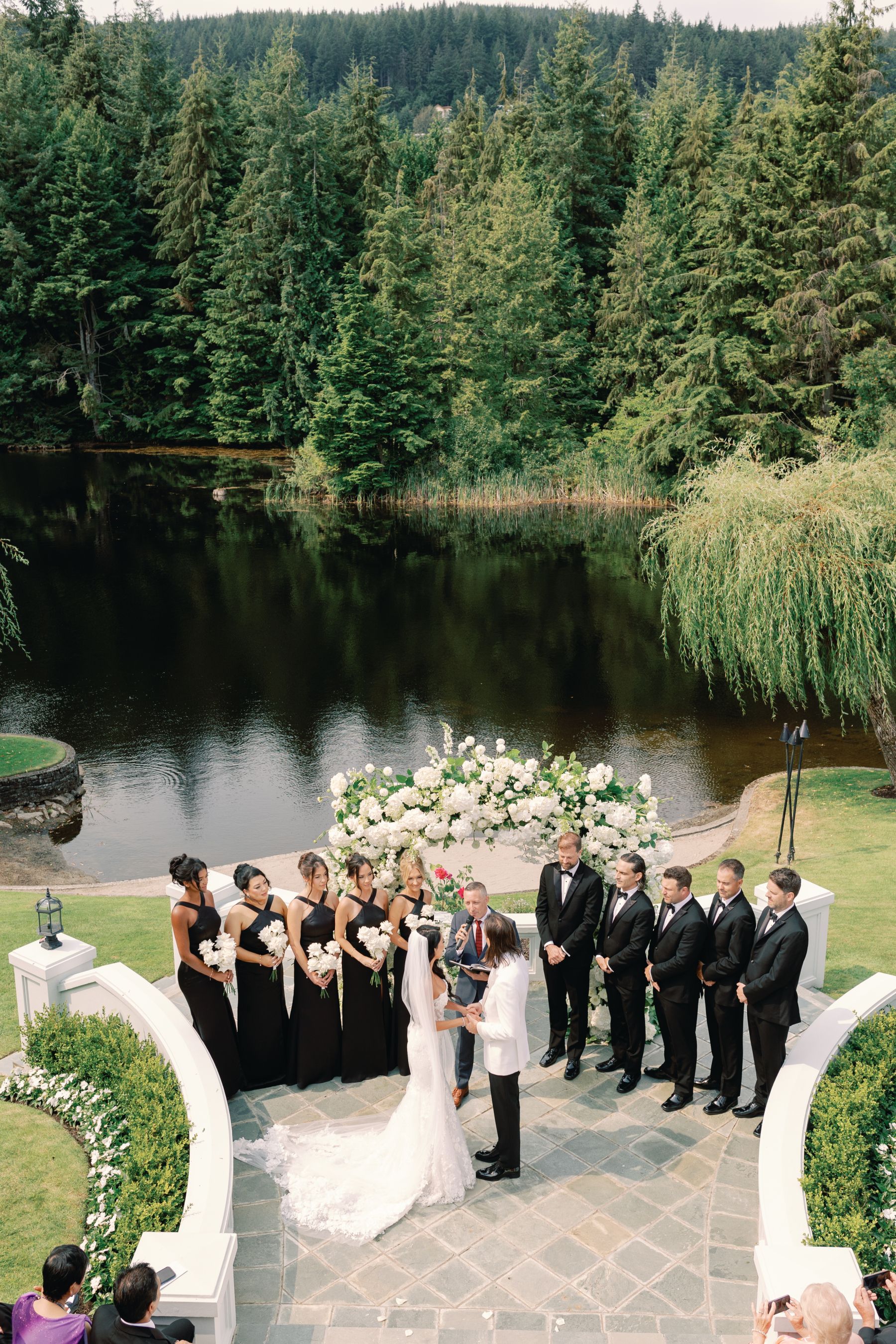 A Fairytale by the Water: Tayler and Jamie's Romantic Wedding at Groveland Estate  photo