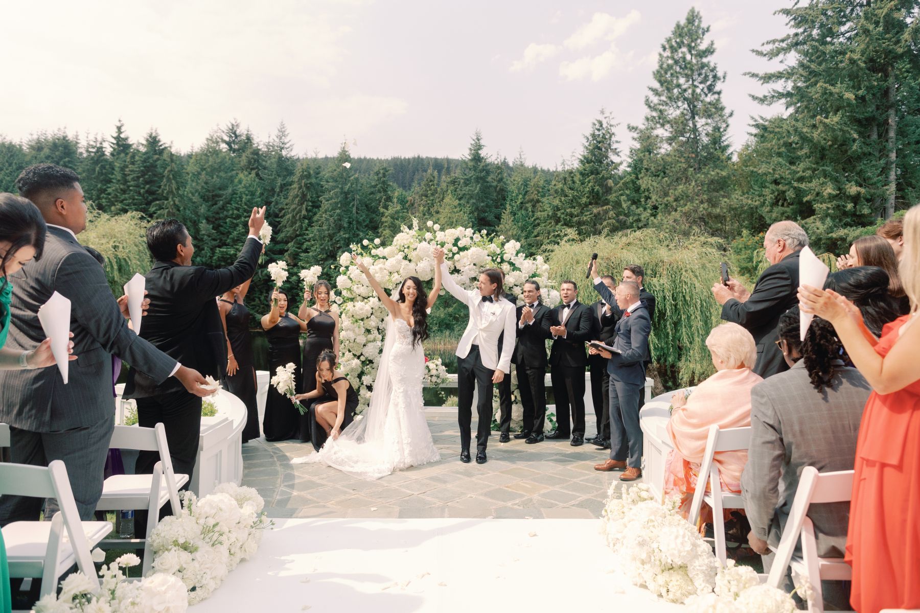 A Fairytale by the Water: Tayler and Jamie's Romantic Wedding at Groveland Estate  photo