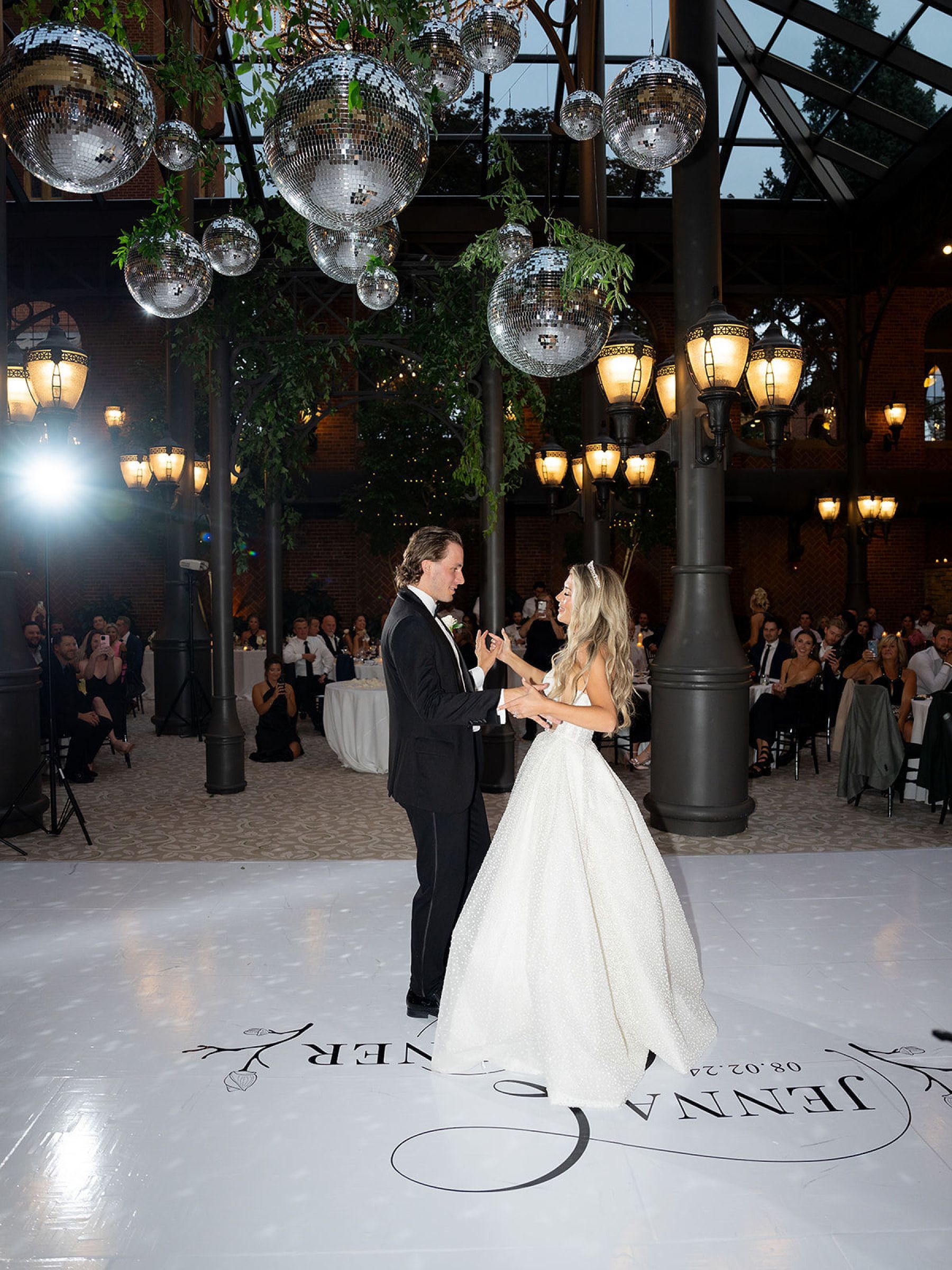 Jenna and Turner's Glamorous Black and White Wedding at Saint John’s Resort photo