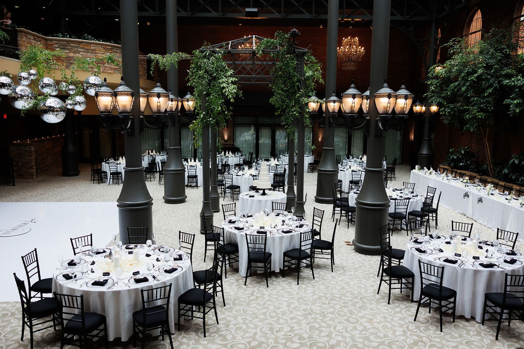 Jenna and Turner's Glamorous Black and White Wedding at Saint John’s Resort photo