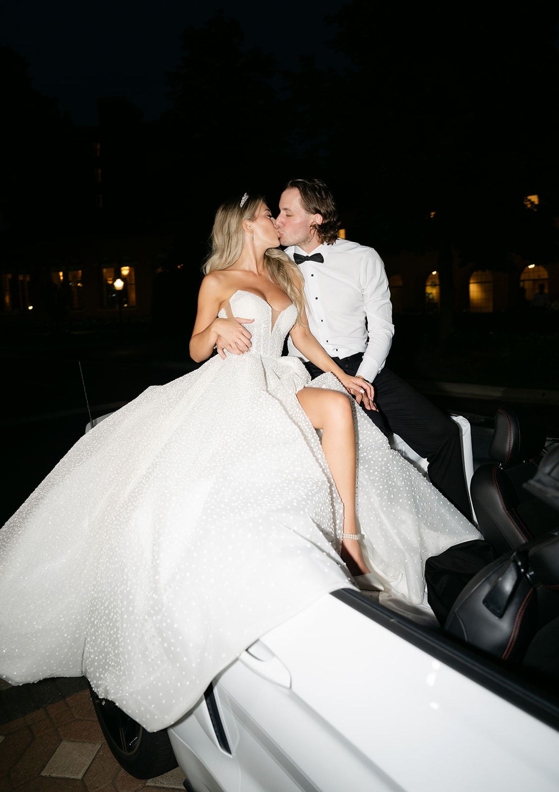 Jenna and Turner's Glamorous Black and White Wedding at Saint John’s Resort photo