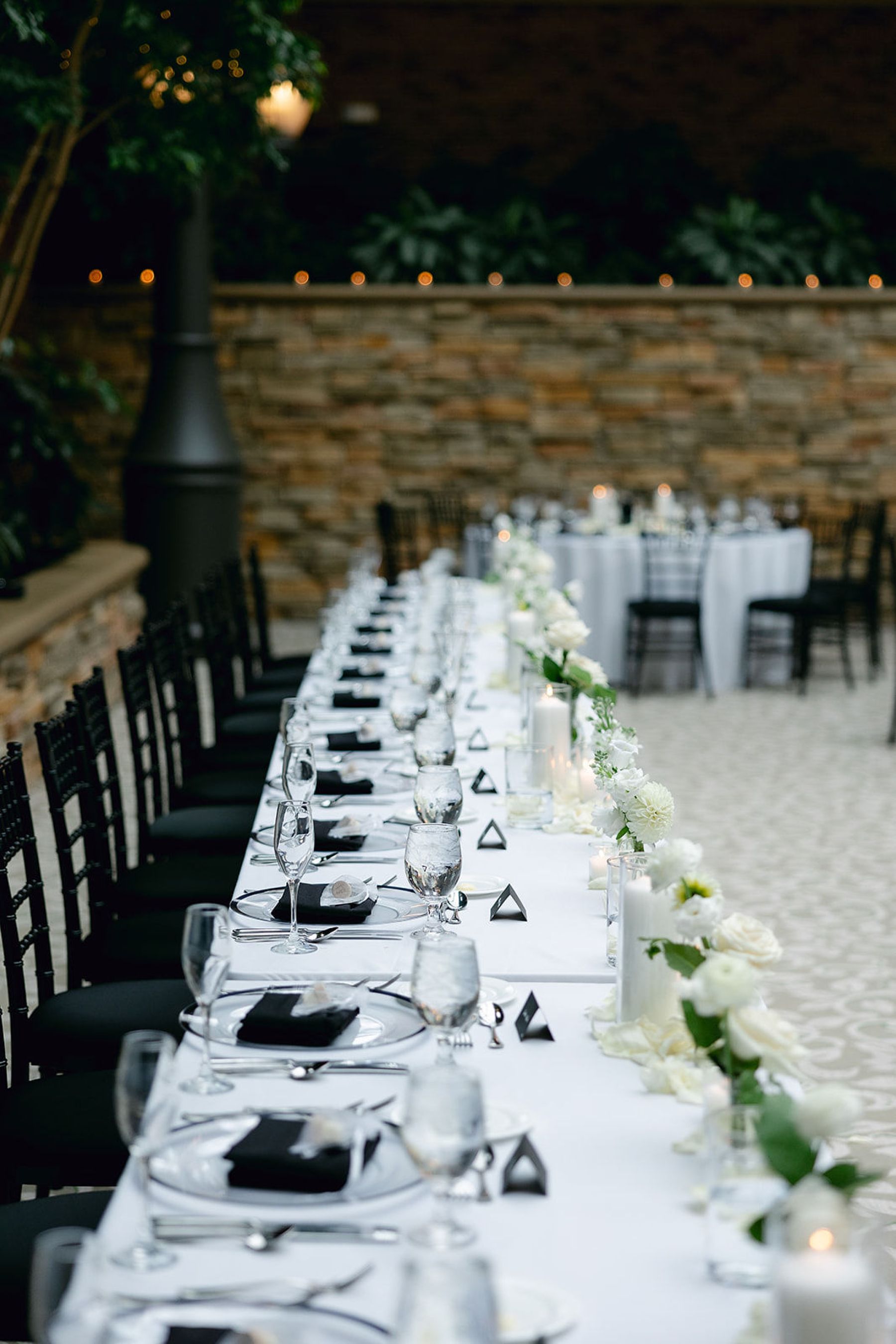 Jenna and Turner's Glamorous Black and White Wedding at Saint John’s Resort photo