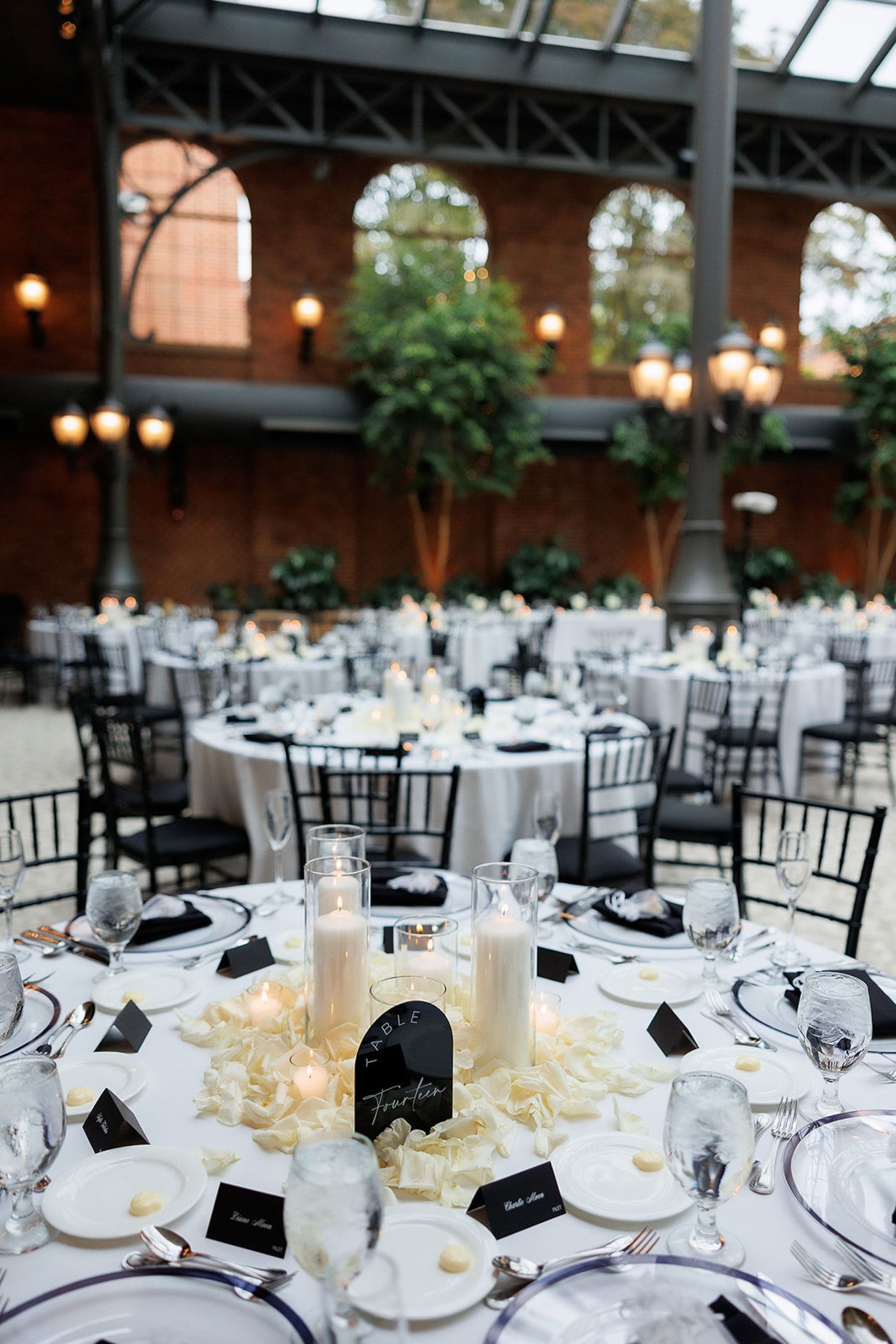 Jenna and Turner's Glamorous Black and White Wedding at Saint John’s Resort photo