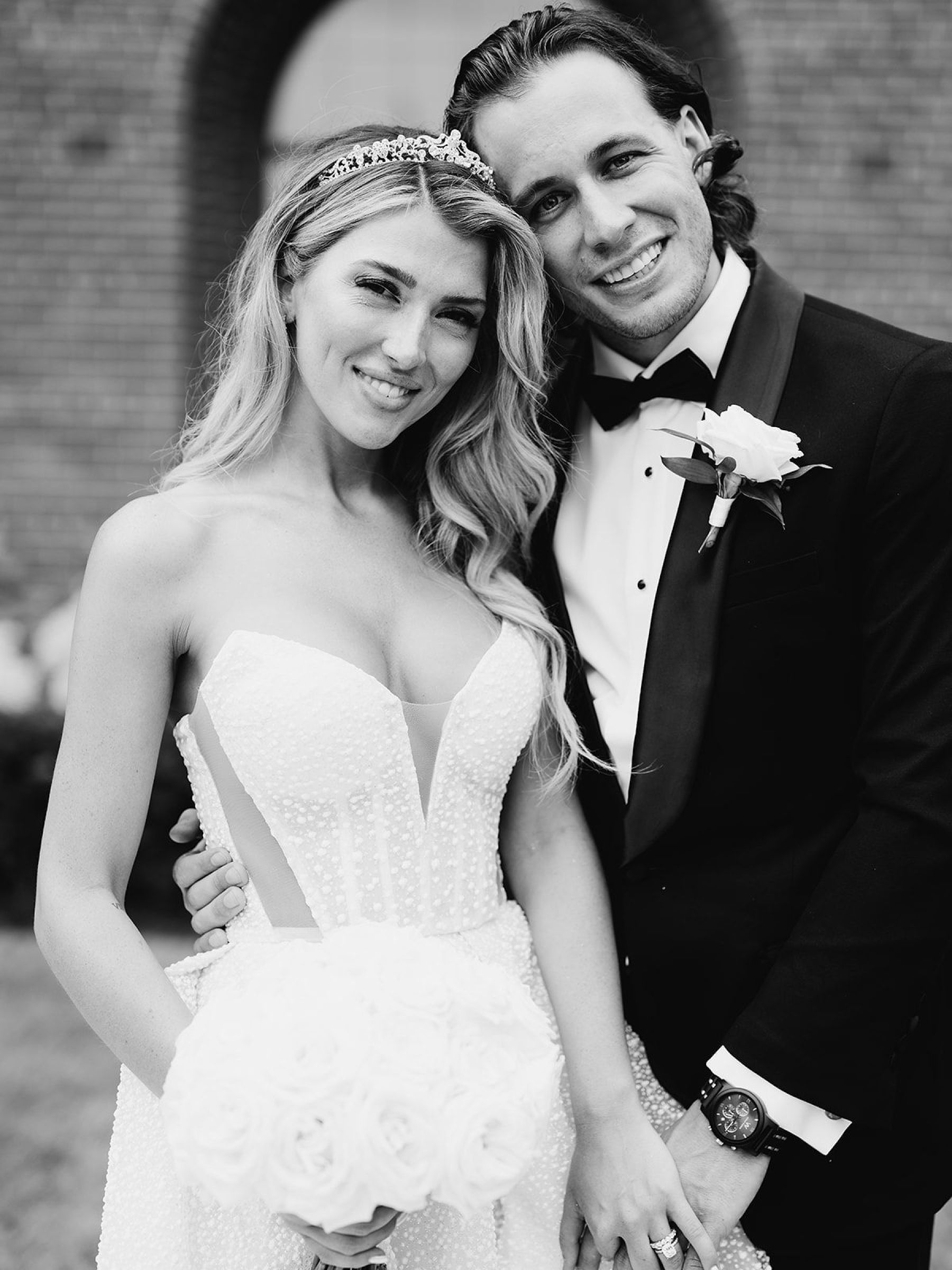 Jenna and Turner's Glamorous Black and White Wedding at Saint John’s Resort photo