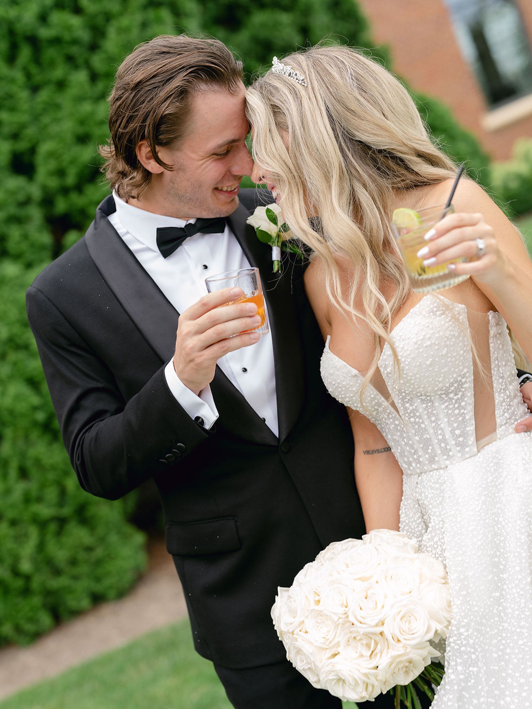 Jenna and Turner's Glamorous Black and White Wedding at Saint John’s Resort photo