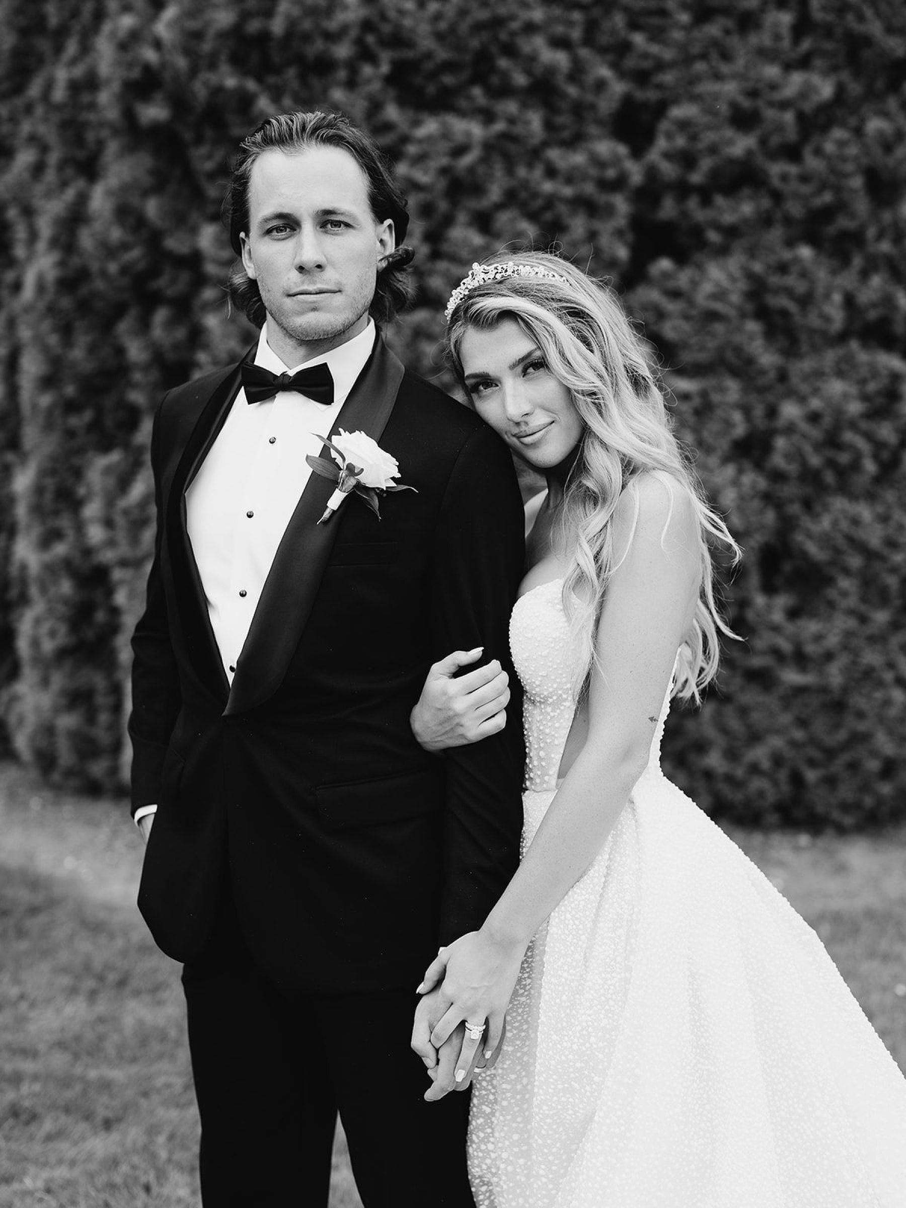 Jenna and Turner's Glamorous Black and White Wedding at Saint John’s Resort photo